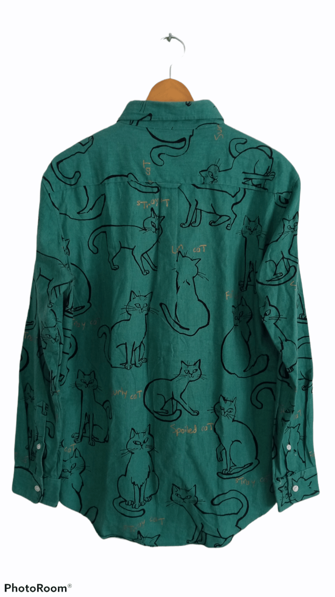 Japanese Brand × Vintage 🔥🔥Rovtski All Over Full Print Stray Cat Shirt Size US M / EU 48-50 / 2 - 14 Thumbnail
