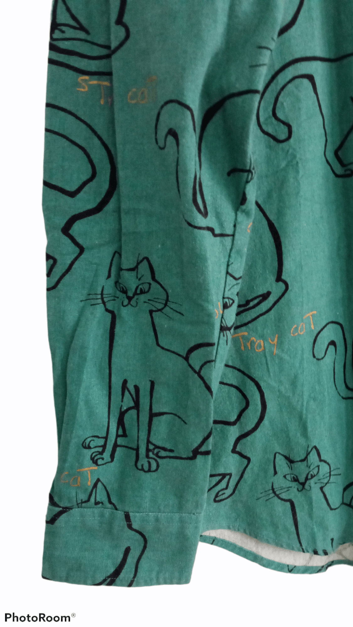 Japanese Brand × Vintage 🔥🔥Rovtski All Over Full Print Stray Cat Shirt Size US M / EU 48-50 / 2 - 7 Thumbnail