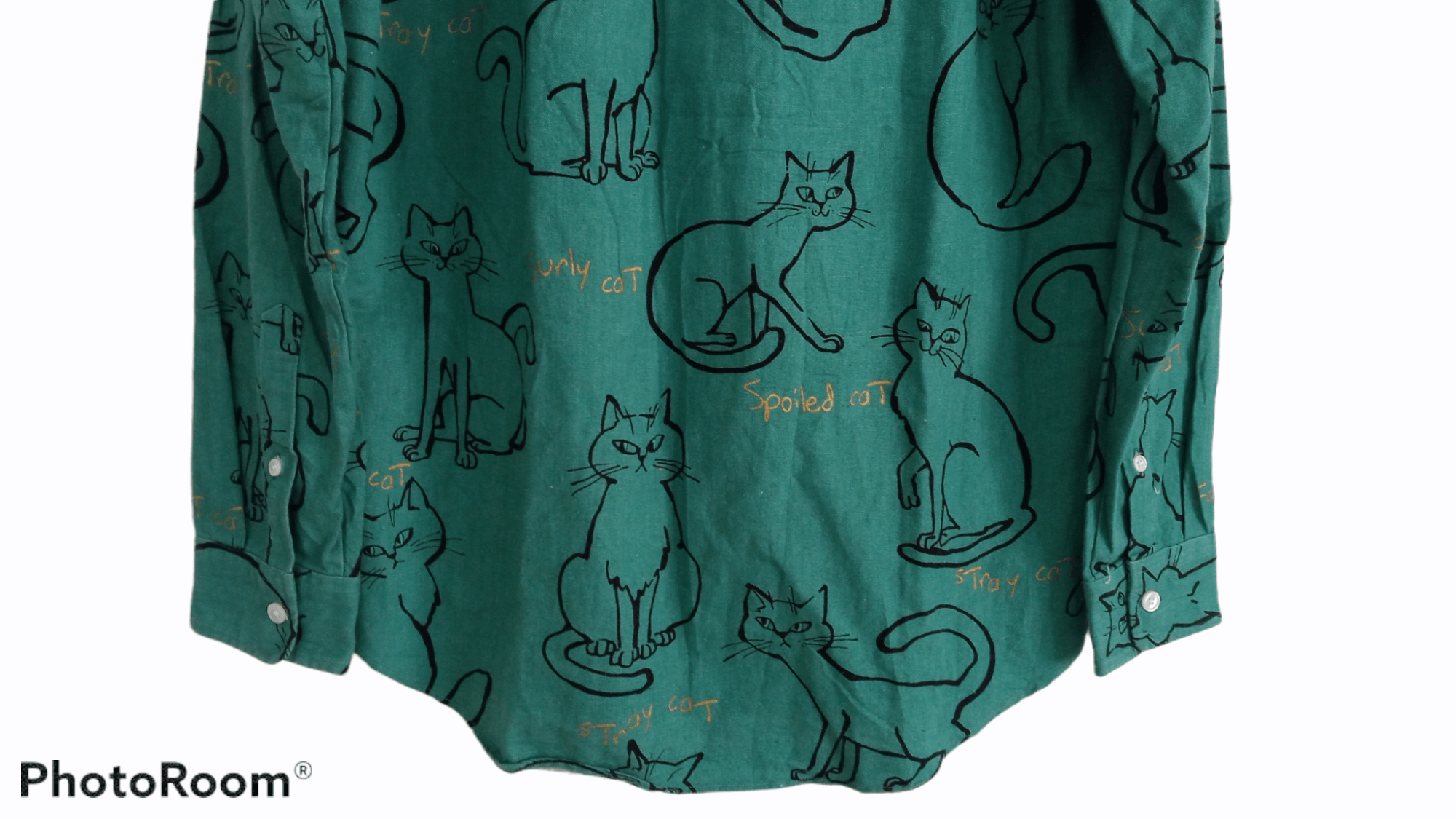 Japanese Brand × Vintage 🔥🔥Rovtski All Over Full Print Stray Cat Shirt Size US M / EU 48-50 / 2 - 19 Thumbnail