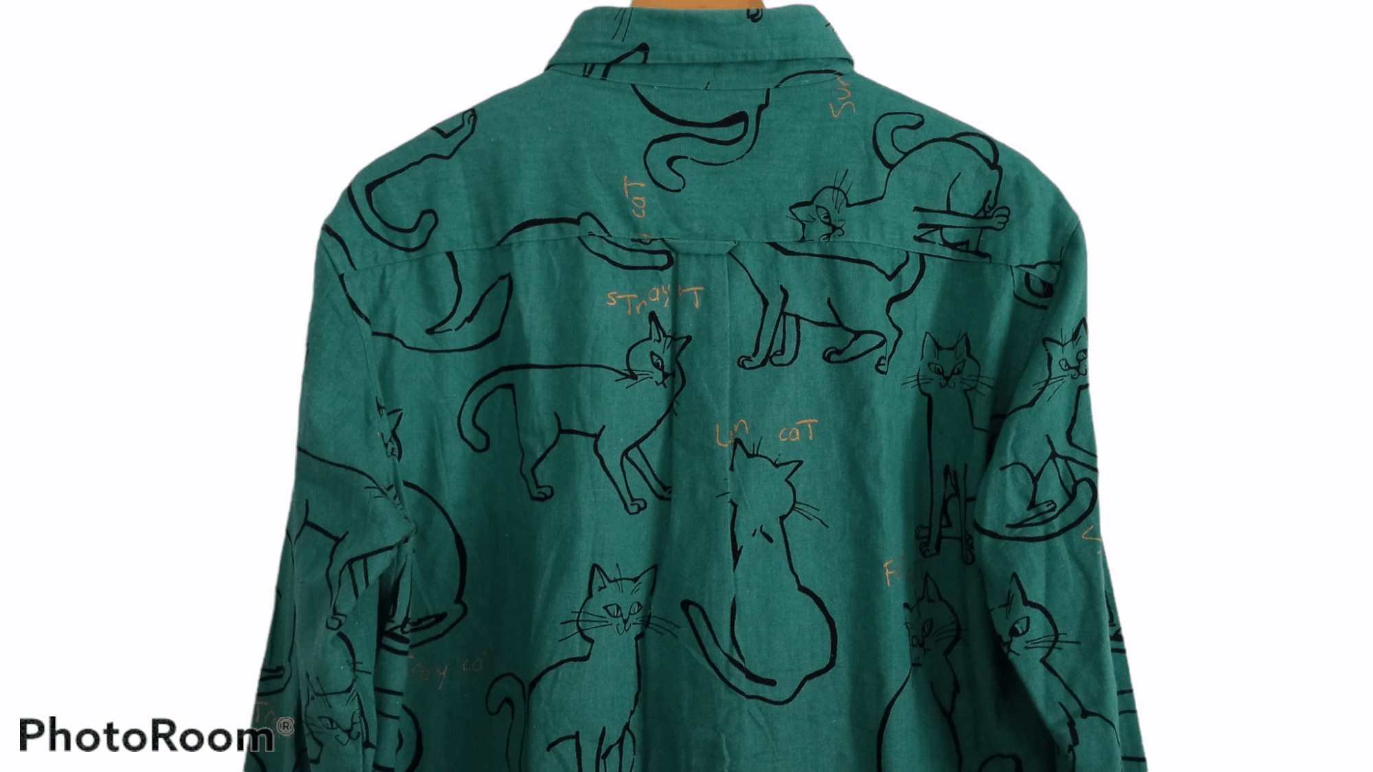 Japanese Brand × Vintage 🔥🔥Rovtski All Over Full Print Stray Cat Shirt Size US M / EU 48-50 / 2 - 18 Thumbnail