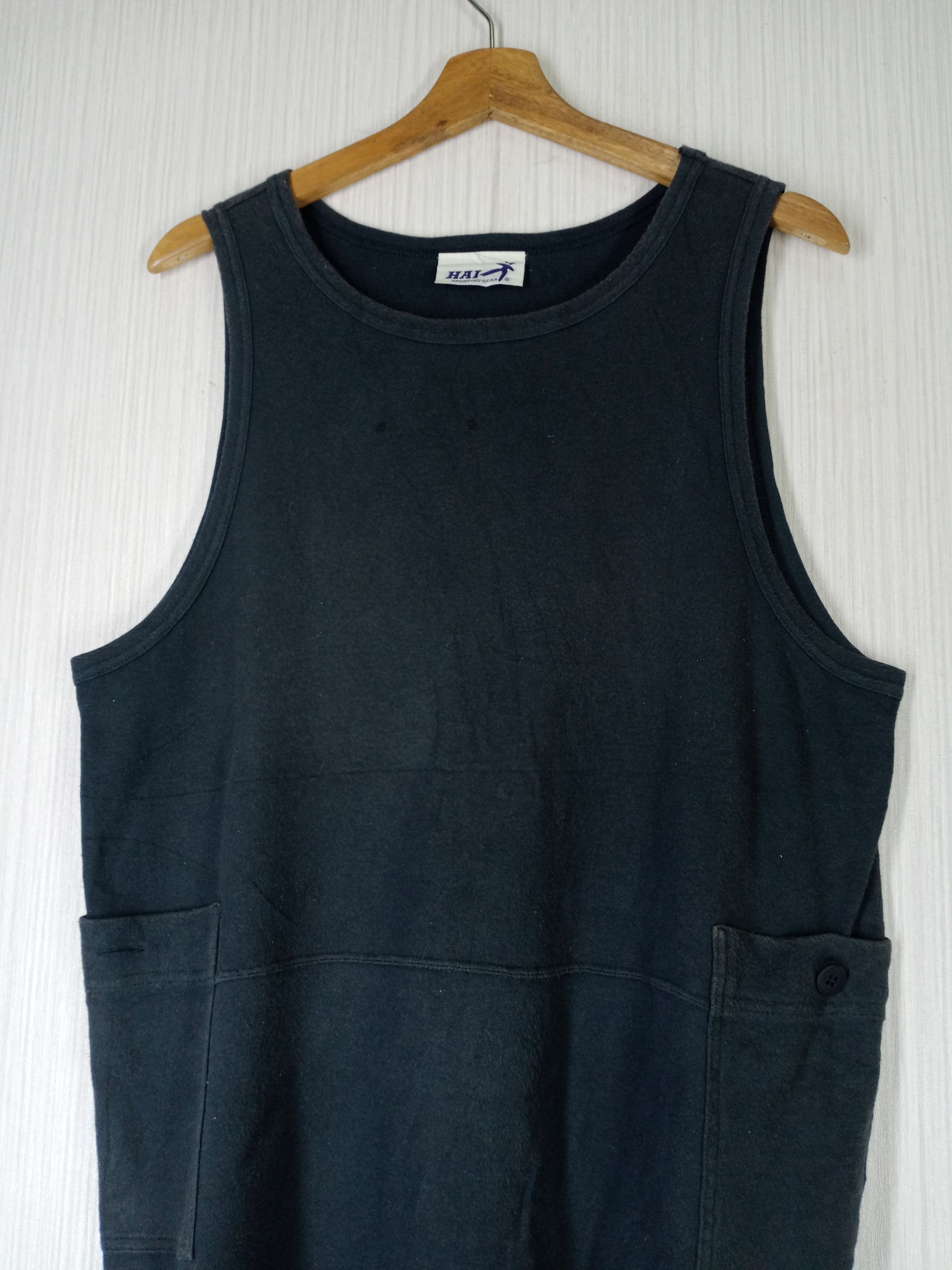 Hai Sporting Gear Vintage Hai Sporting Gear Issey Miyake Tank Top Size US L / EU 52-54 / 3 - 3 Thumbnail