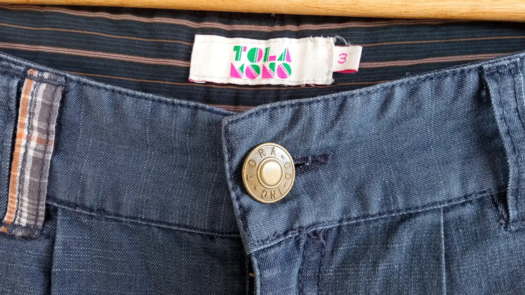 Japanese Brand × Vintage 🔥🔥Tola Mono Tora Co Inc Patchwork Pants Size US 33 - 6 Thumbnail