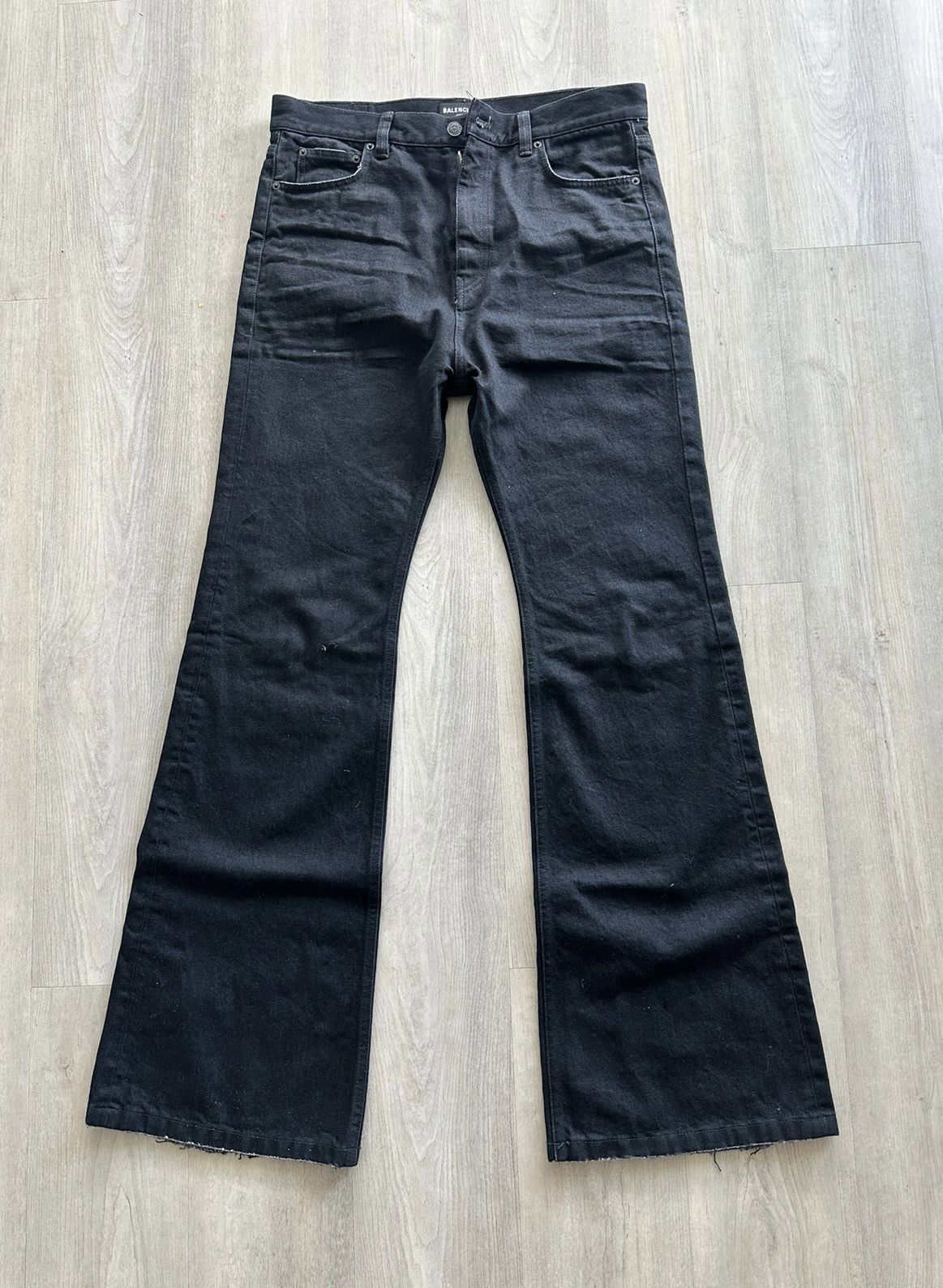 Balenciaga Balenciaga FW22 Lost Tape Flared Jeans | Grailed