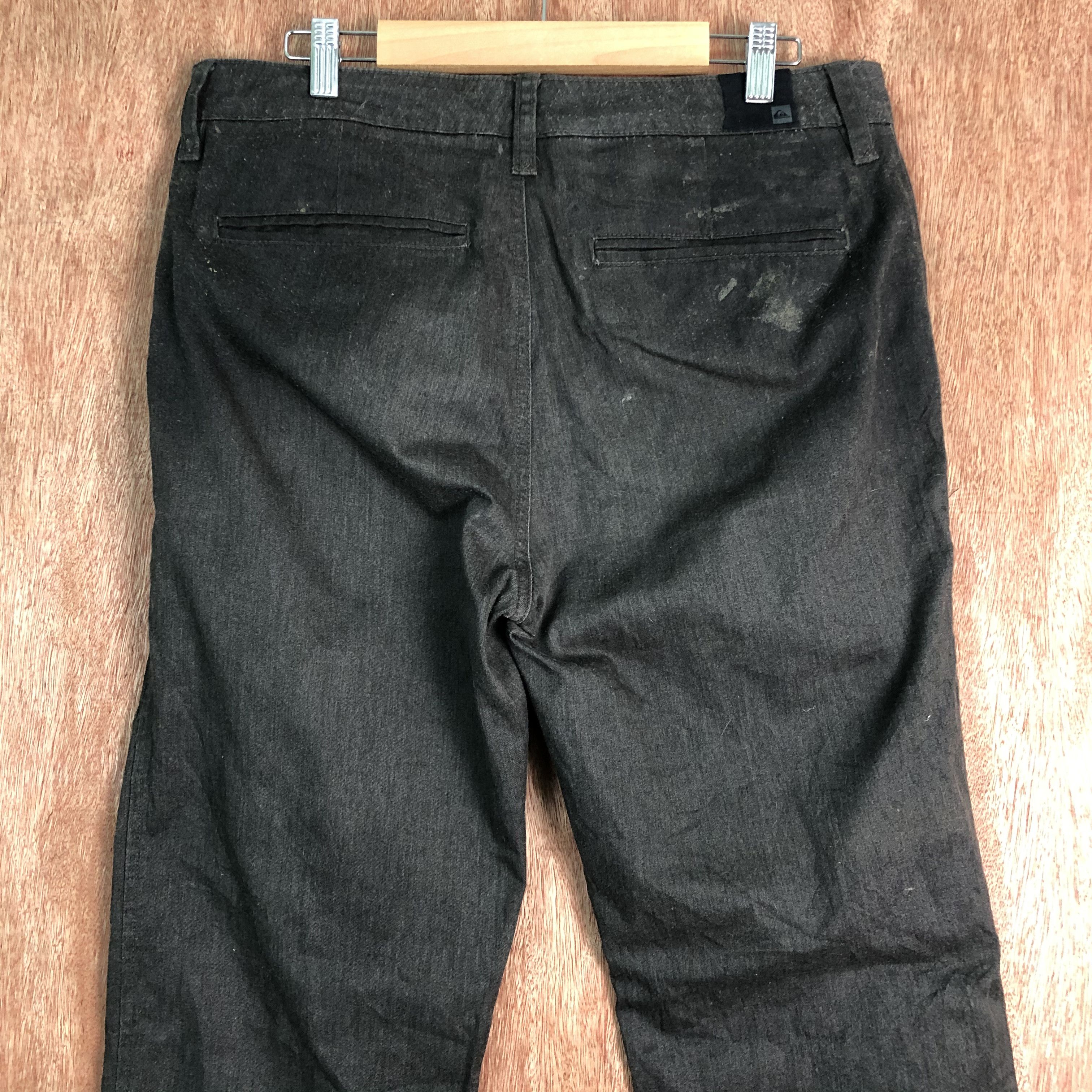 Faded Glory × Quiksilver DLL QuikSilver Black paint streetwear Pants #C108 Size US 33 - 10 Thumbnail