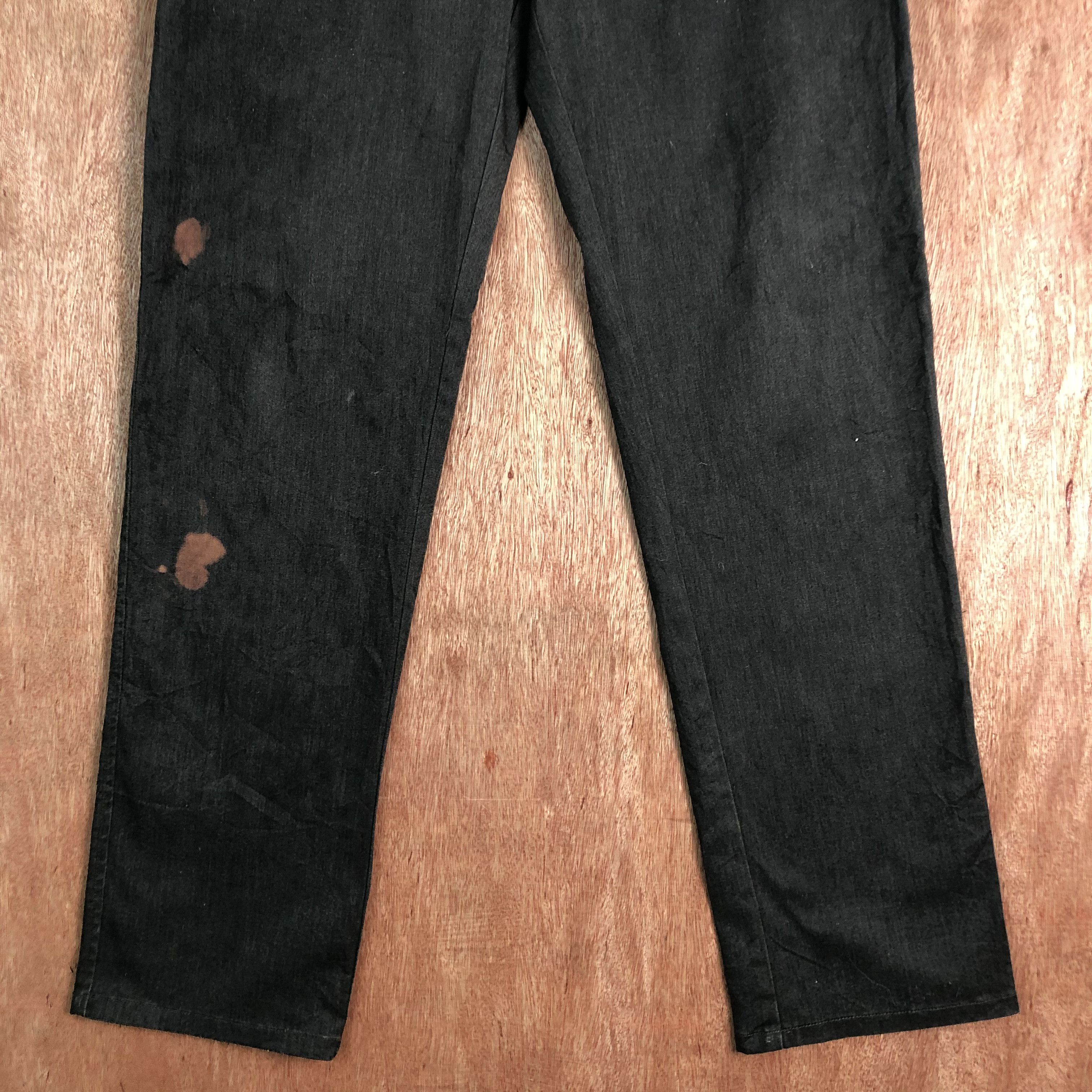 Faded Glory × Quiksilver DLL QuikSilver Black paint streetwear Pants #C108 Size US 33 - 3 Thumbnail