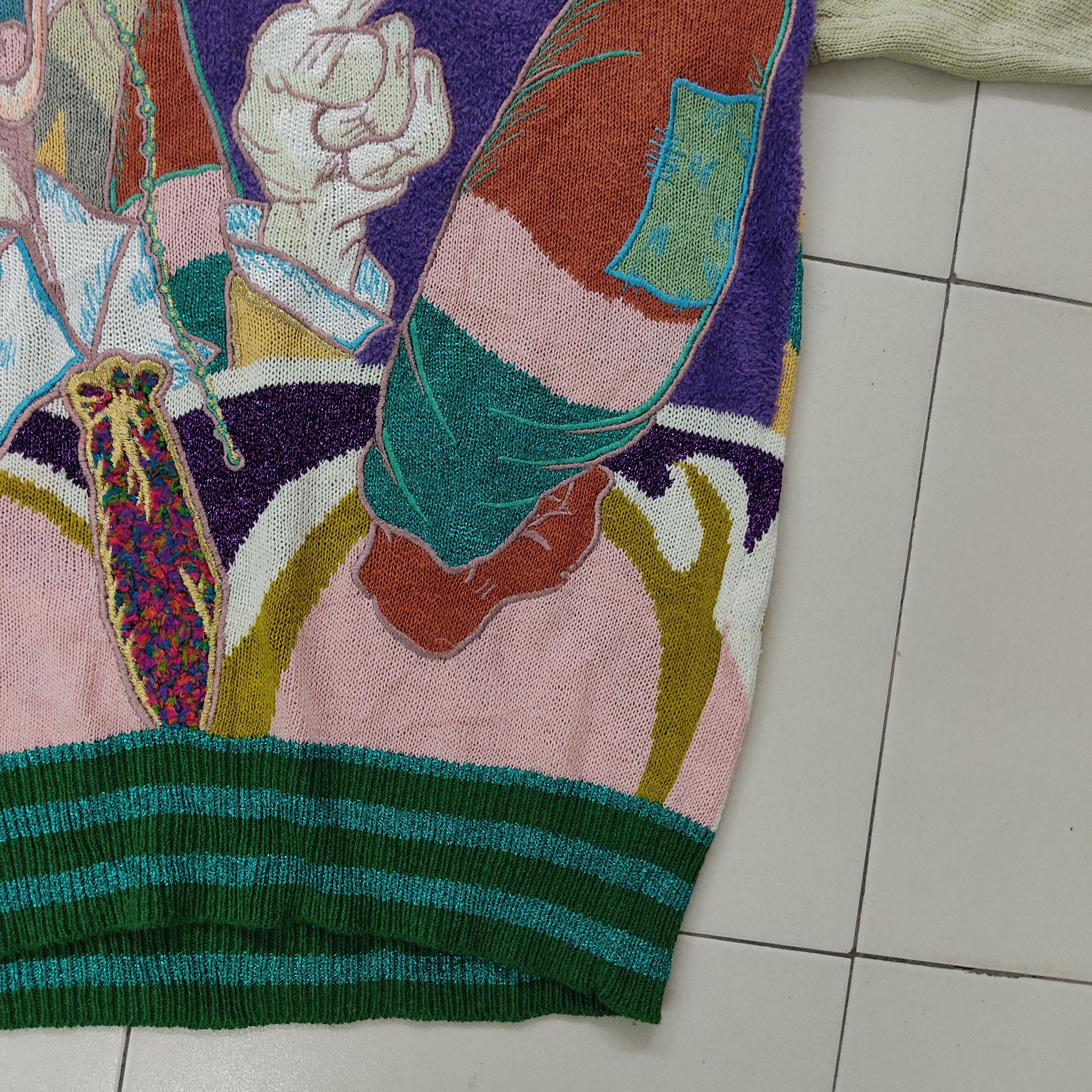 Habitat × Vintage Vintage Gagman Rabbit and OranUtan Embroid Sweater Knitwear Size US M / EU 48-50 / 2 - 14 Thumbnail