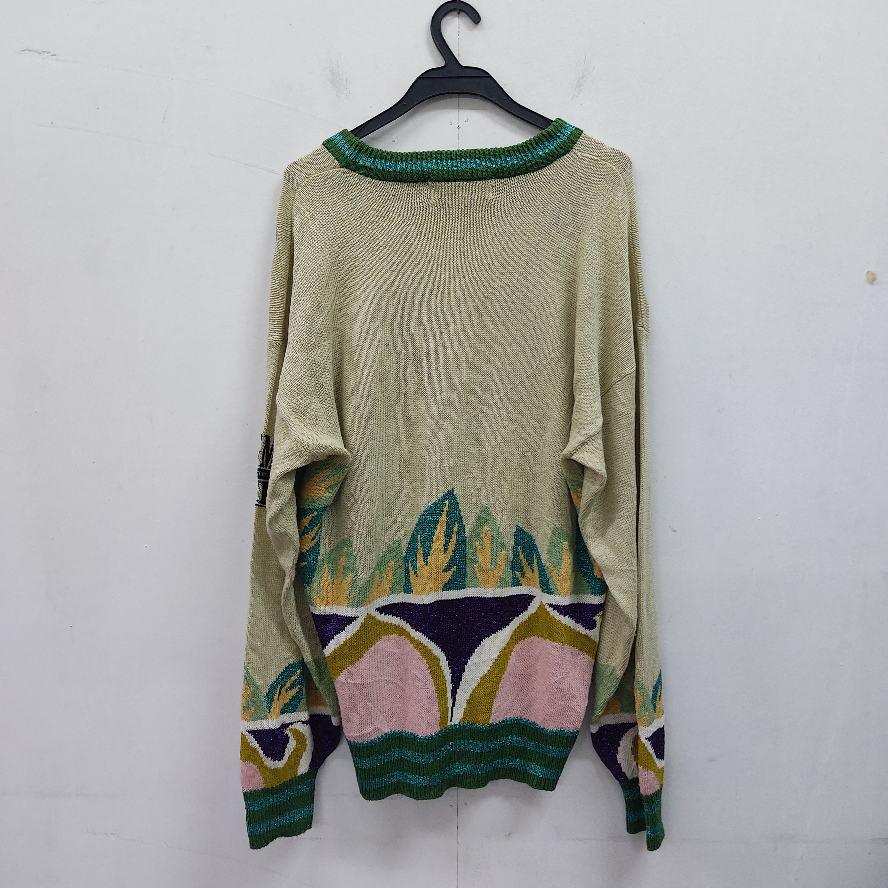 Habitat × Vintage Vintage Gagman Rabbit and OranUtan Embroid Sweater Knitwear Size US M / EU 48-50 / 2 - 6 Thumbnail