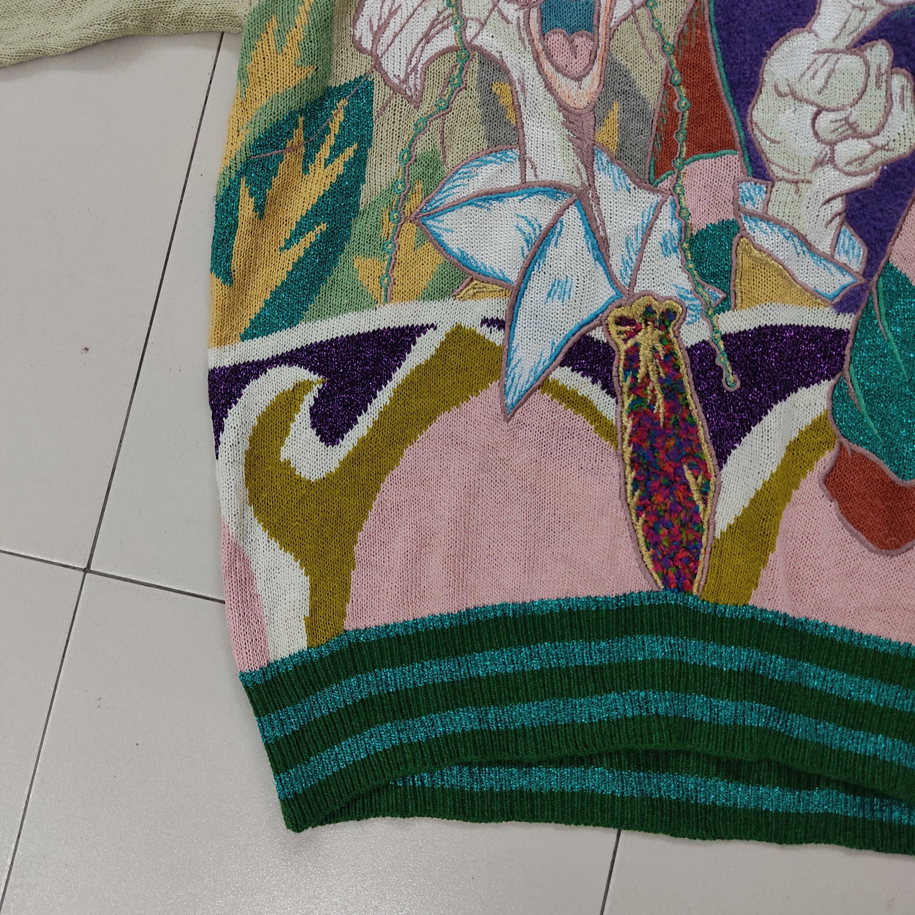 Habitat × Vintage Vintage Gagman Rabbit and OranUtan Embroid Sweater Knitwear Size US M / EU 48-50 / 2 - 13 Thumbnail