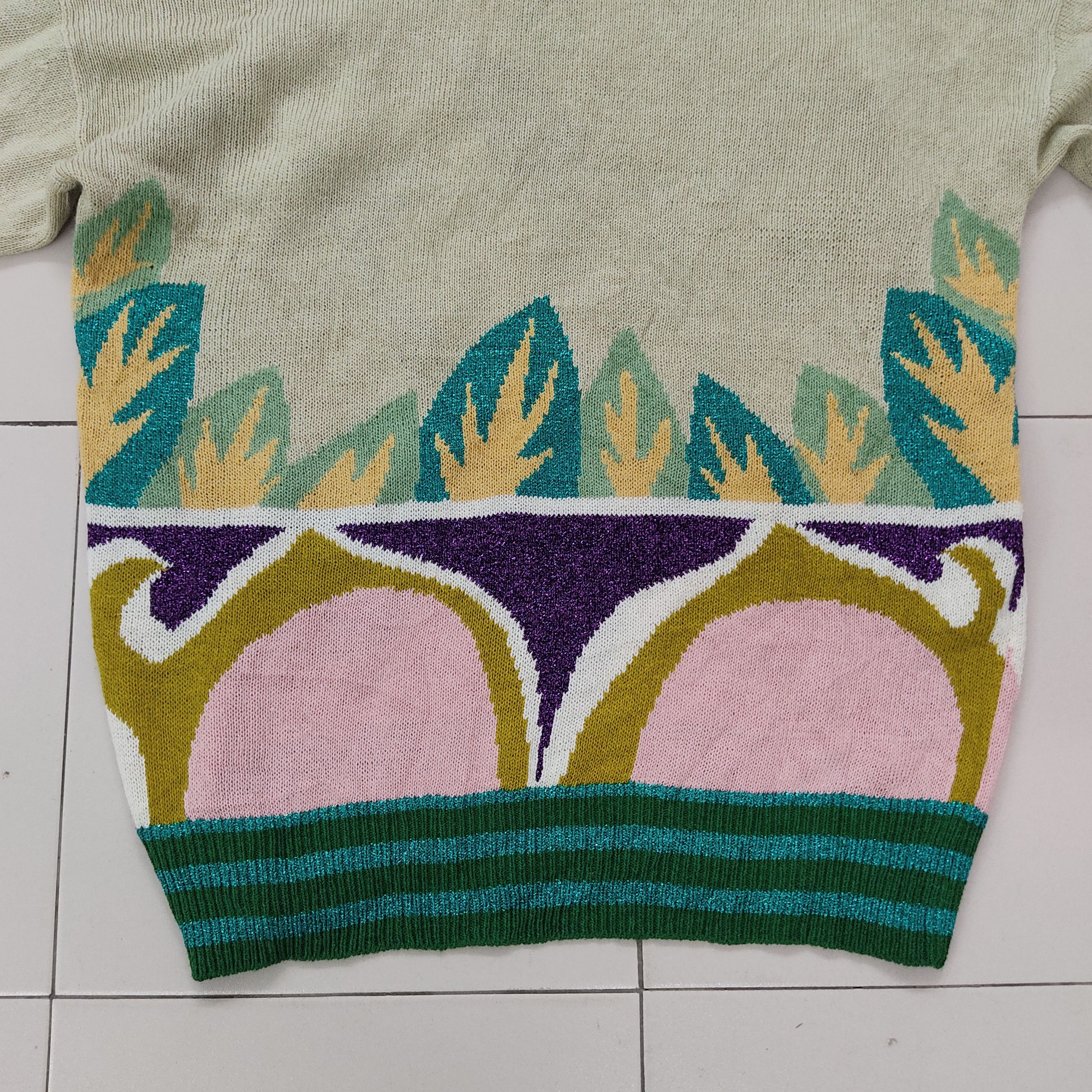 Habitat × Vintage Vintage Gagman Rabbit and OranUtan Embroid Sweater Knitwear Size US M / EU 48-50 / 2 - 23 Thumbnail