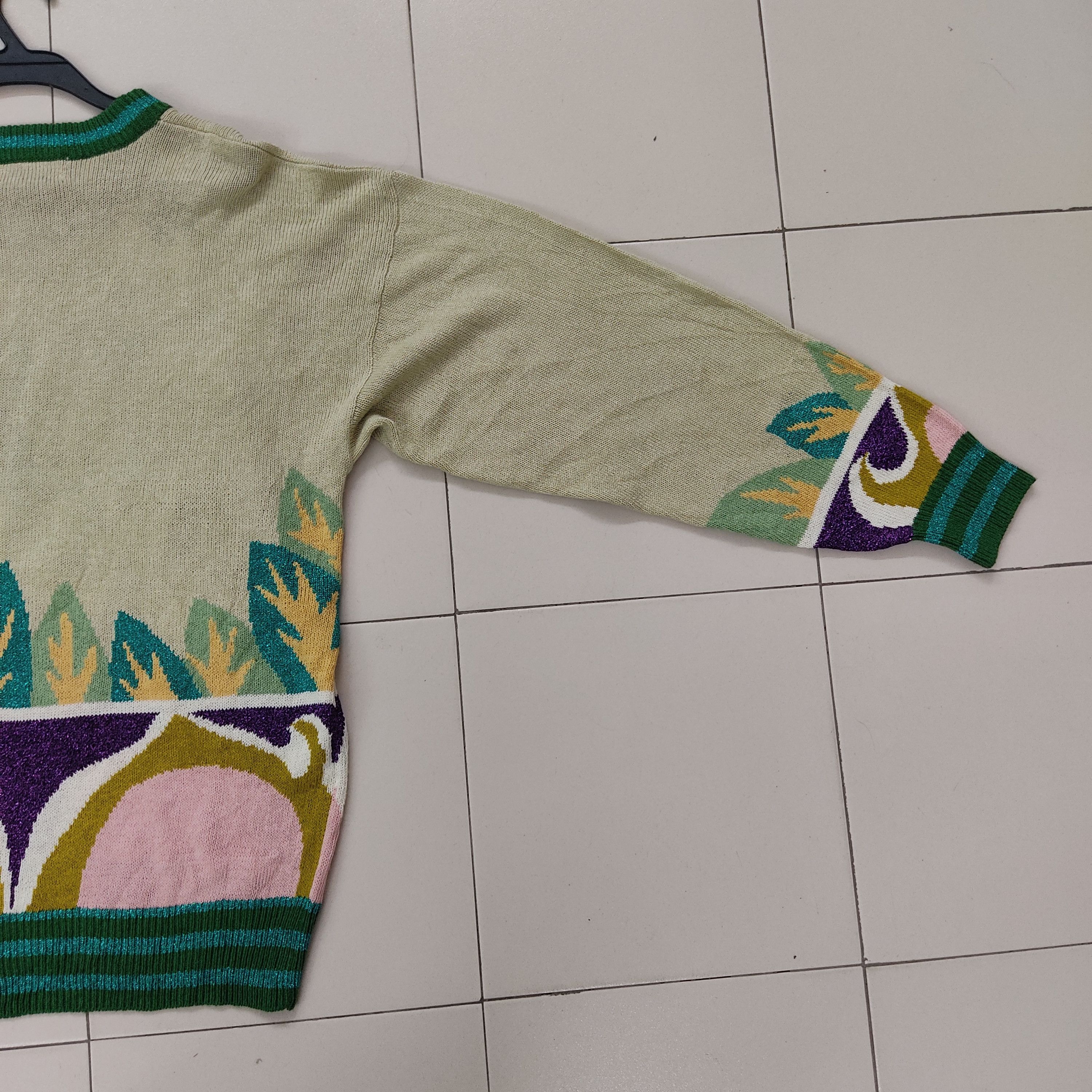 Habitat × Vintage Vintage Gagman Rabbit and OranUtan Embroid Sweater Knitwear Size US M / EU 48-50 / 2 - 21 Thumbnail