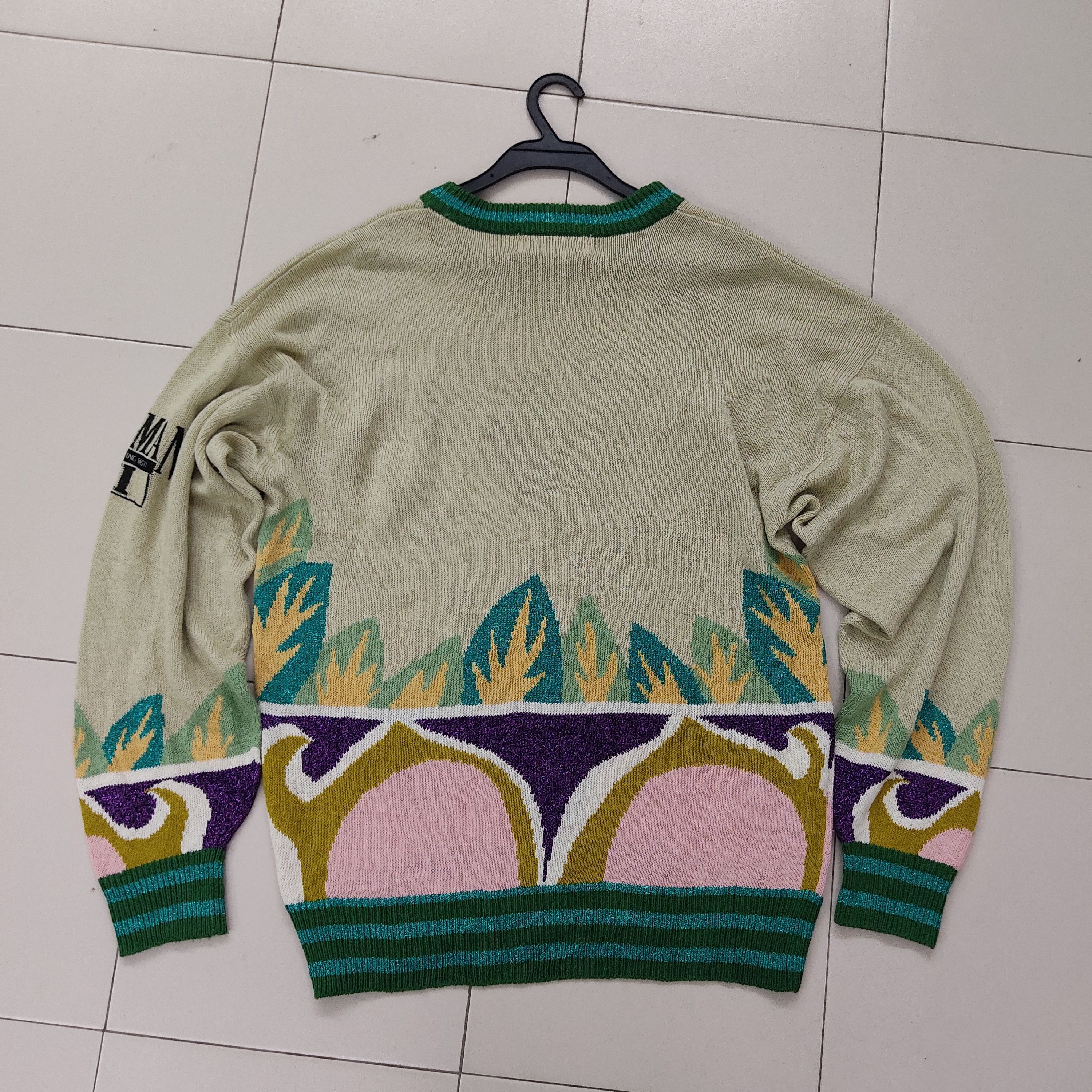 Habitat × Vintage Vintage Gagman Rabbit and OranUtan Embroid Sweater Knitwear Size US M / EU 48-50 / 2 - 2 Thumbnail