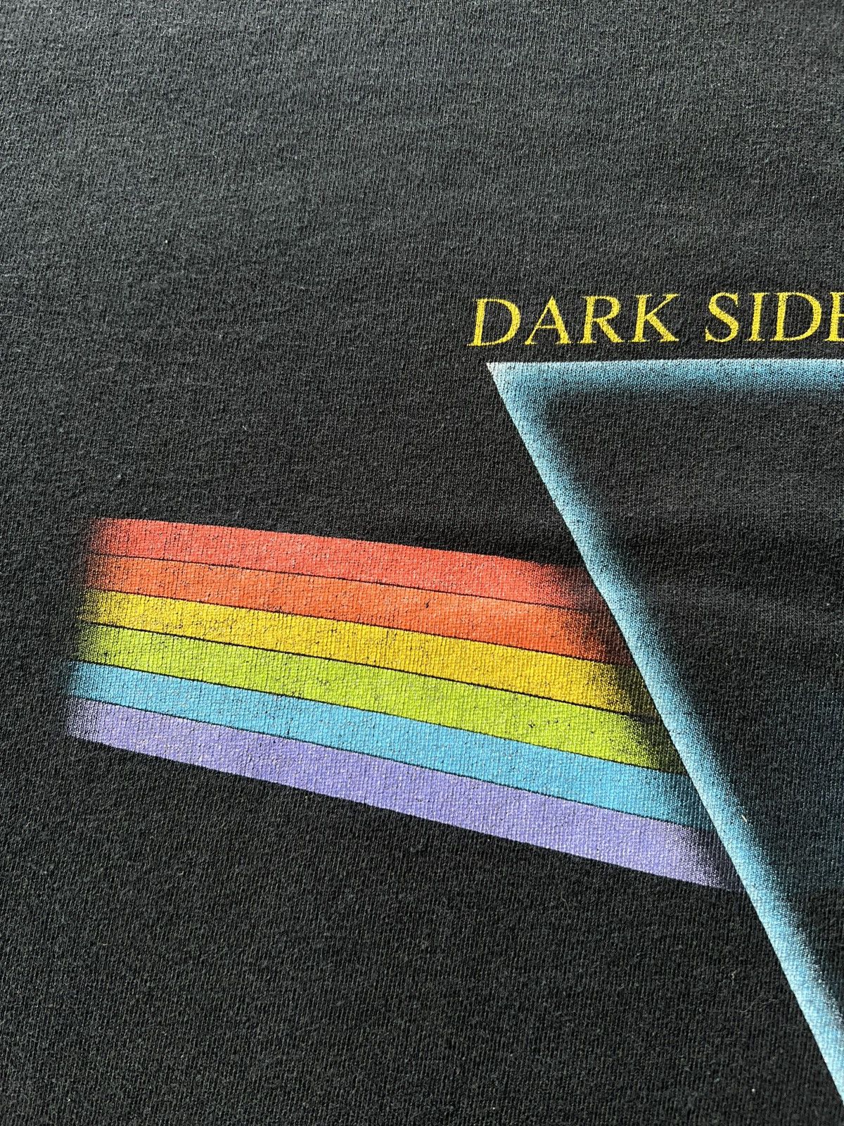 Band Tees Vintage 1998 Pink Floyd The Dark Side of the Moon Black Tee Size US XL / EU 56 / 4 - 14 Thumbnail