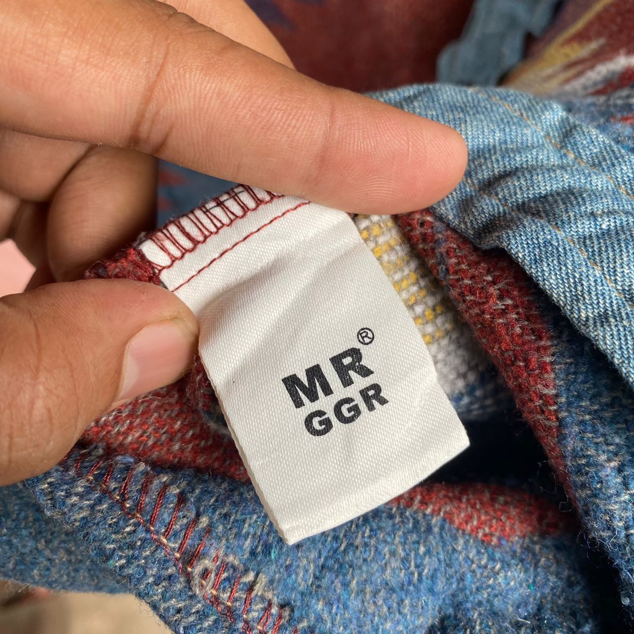 Japanese Brand MRGGR Aztec Navajo Print Shirt Jacket (Shacket) Size US M / EU 48-50 / 2 - 11 Thumbnail
