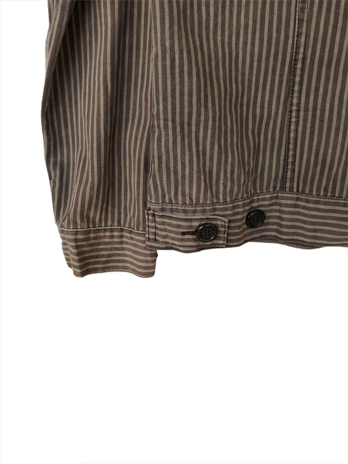 Levi's Made & Crafted 🇯🇵 Exc. Red Loop Sun Faded Striped Denim Jacket Size US M / EU 48-50 / 2 - 5 Thumbnail
