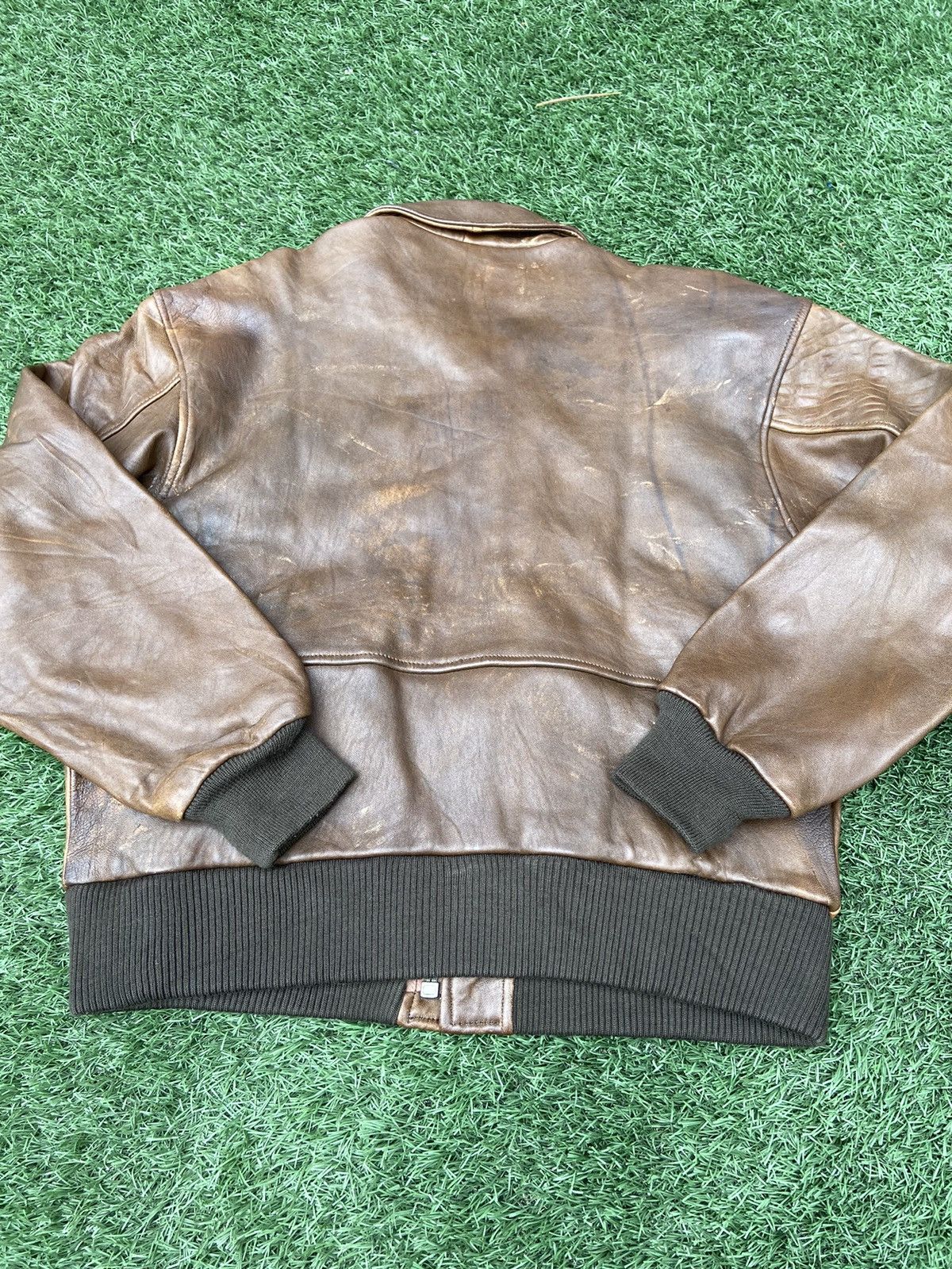 Gap Gap G-1 Flight Great American Pilot Brown Leather Jacket Size US M / EU 48-50 / 2 - 11 Thumbnail