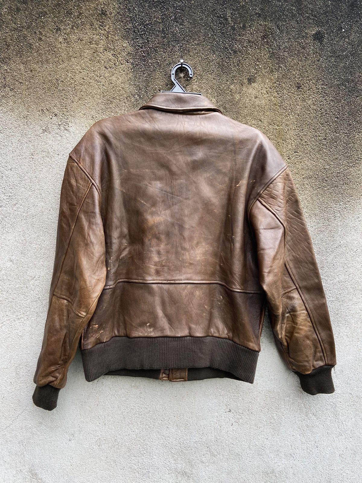Gap Gap G-1 Flight Great American Pilot Brown Leather Jacket Size US M / EU 48-50 / 2 - 4 Thumbnail
