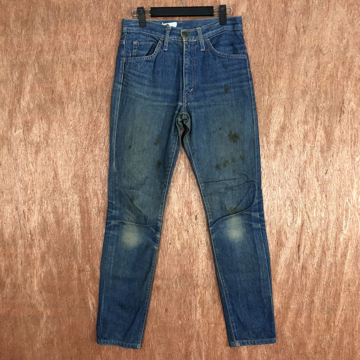 image of Vintage Big John Blue Denim Pants C621, Men's (Size 27)