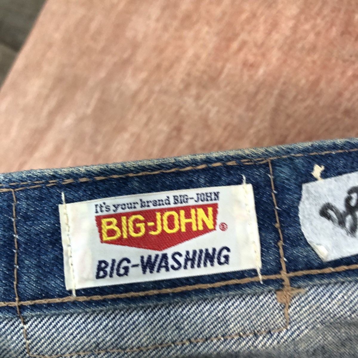 Big John DLL Vintage Big John Blue Denim Pants #c621 Size US 27 - 14 Thumbnail