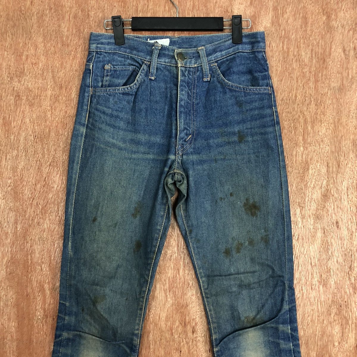 Big John DLL Vintage Big John Blue Denim Pants #c621 Size US 27 - 2 Thumbnail