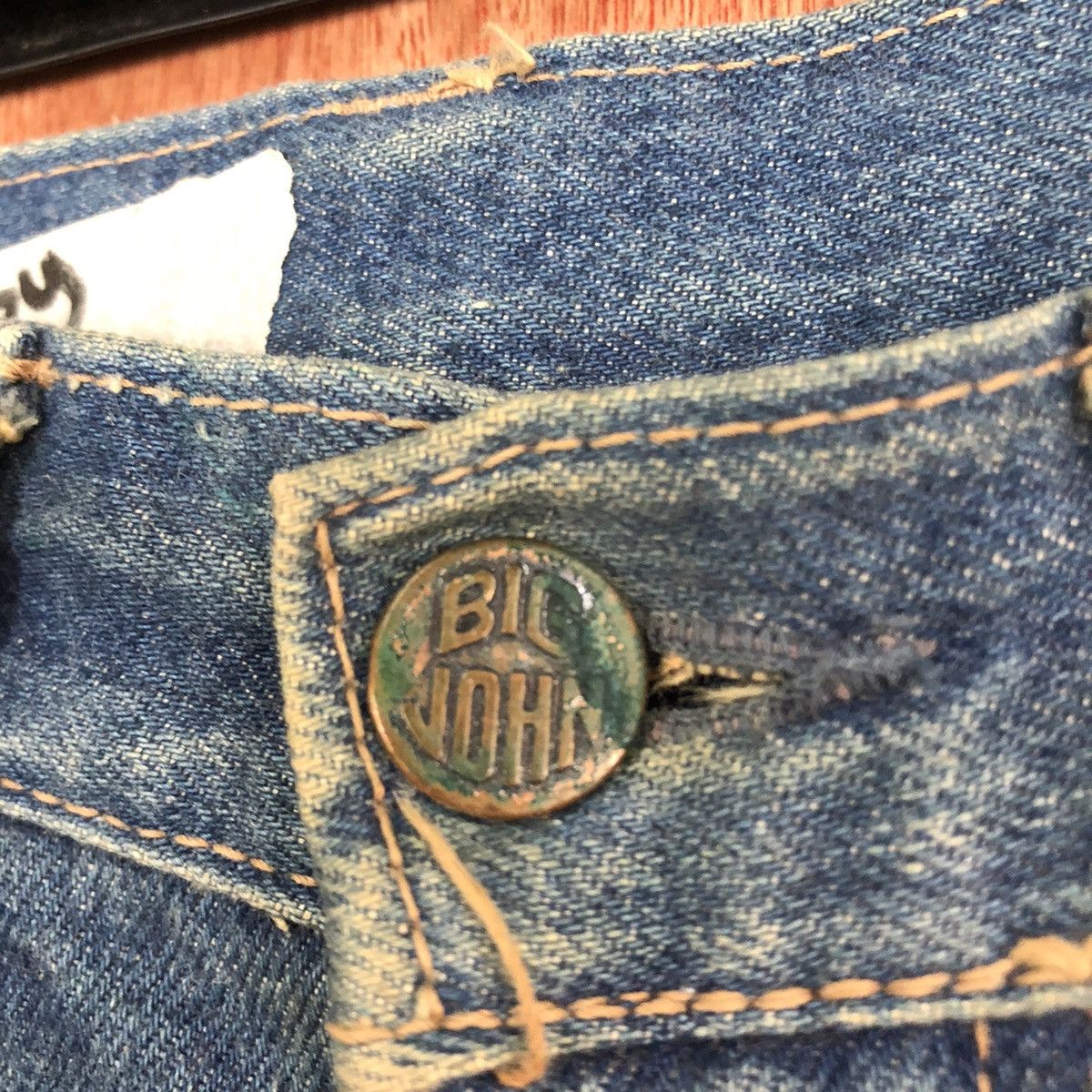 Big John DLL Vintage Big John Blue Denim Pants #c621 Size US 27 - 7 Thumbnail