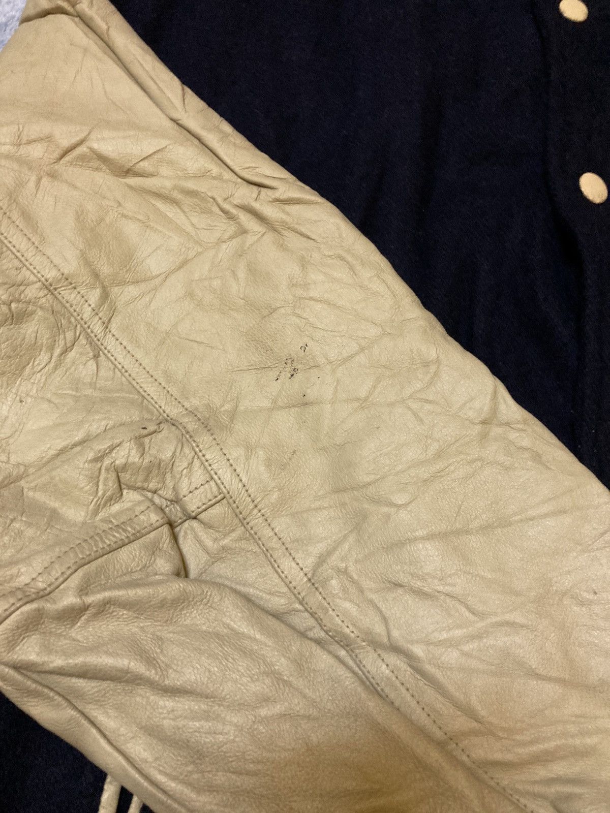 Japanese Brand SUNTORY COFFEE BOSS LEATHER ARM JACKET Size US M / EU 48-50 / 2 - 6 Thumbnail