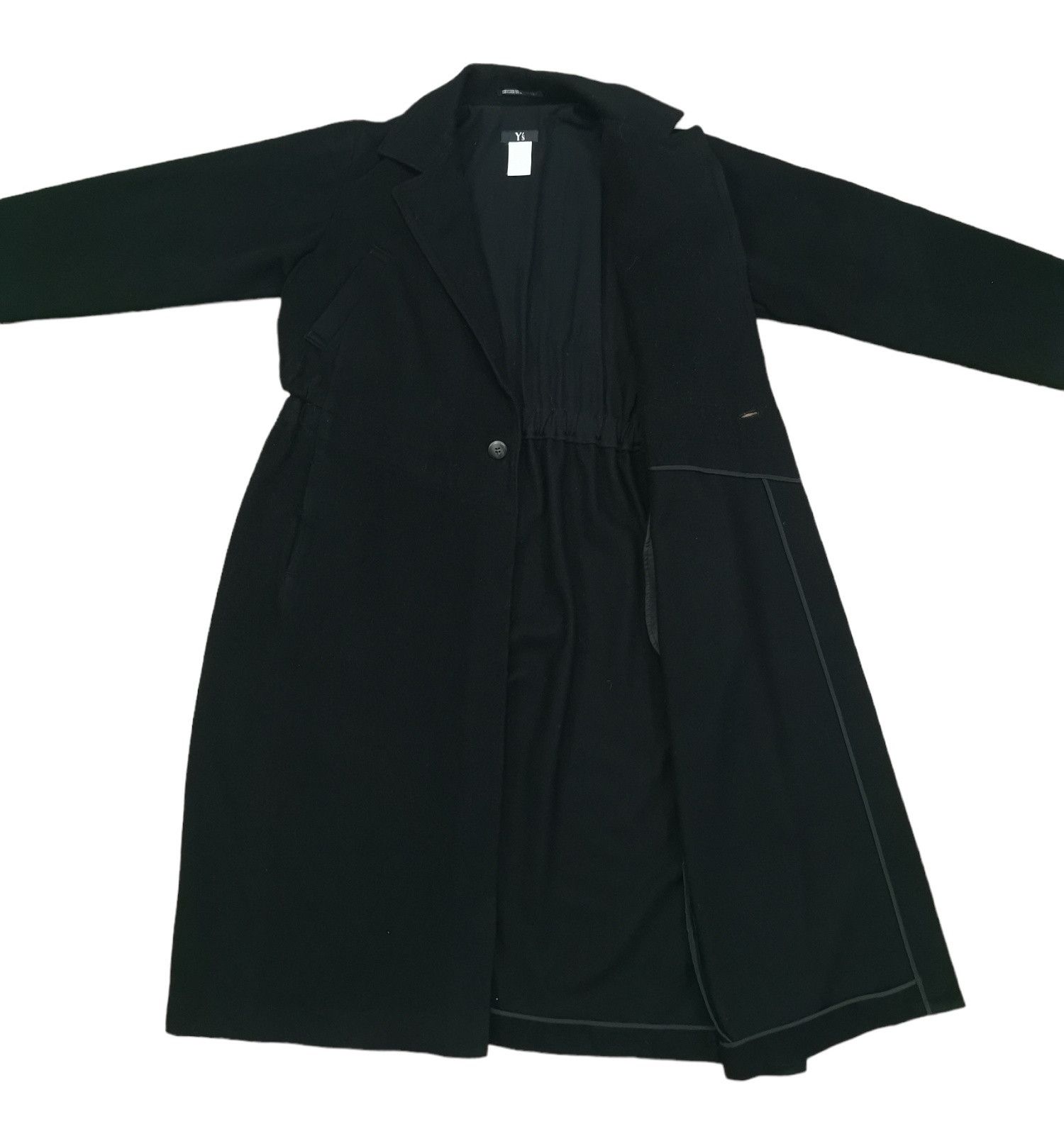 Yohji Yamamoto Yohji Yamamoto Wool Trench Coat Jacket Size L / US 10 / IT 46 - 11 Thumbnail