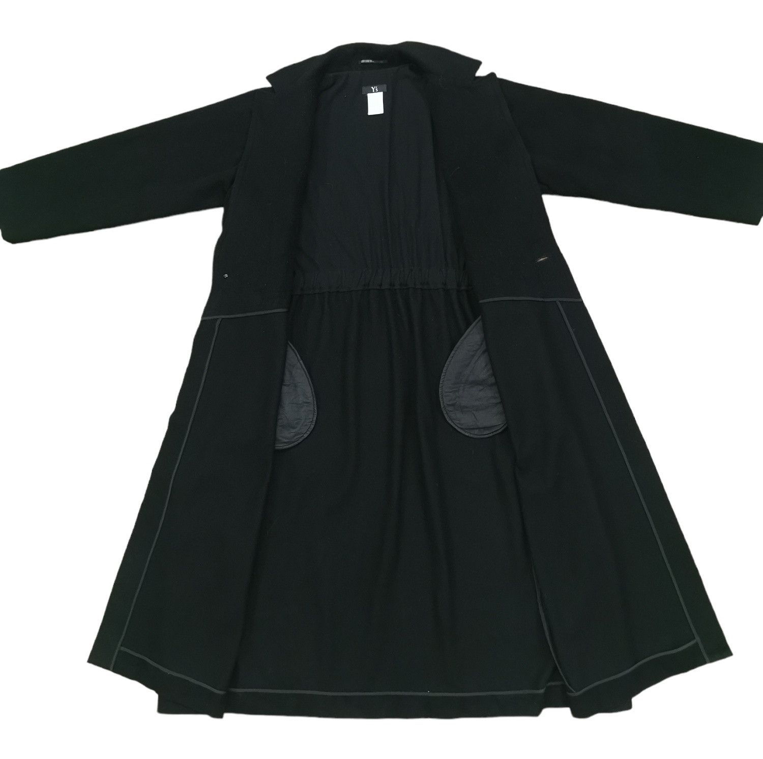 Yohji Yamamoto Yohji Yamamoto Wool Trench Coat Jacket Size L / US 10 / IT 46 - 12 Thumbnail