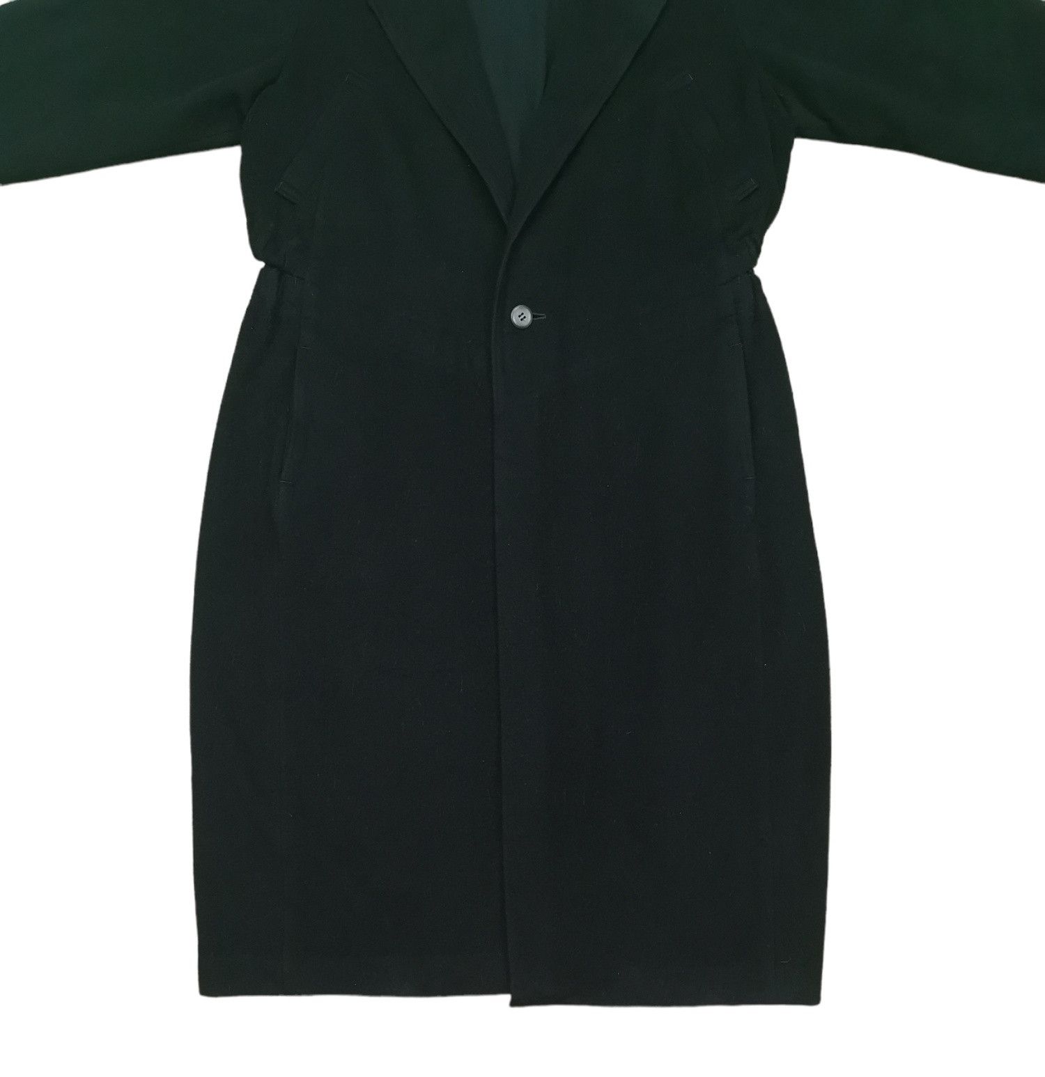 Yohji Yamamoto Yohji Yamamoto Wool Trench Coat Jacket Size L / US 10 / IT 46 - 5 Thumbnail