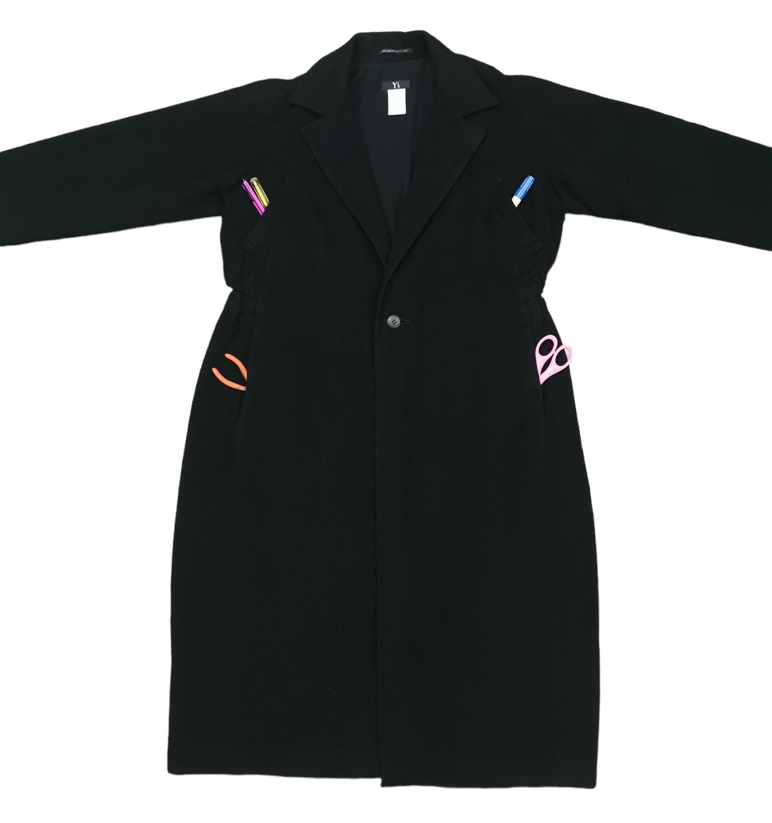 Yohji Yamamoto Yohji Yamamoto Wool Trench Coat Jacket Size L / US 10 / IT 46 - 3 Thumbnail