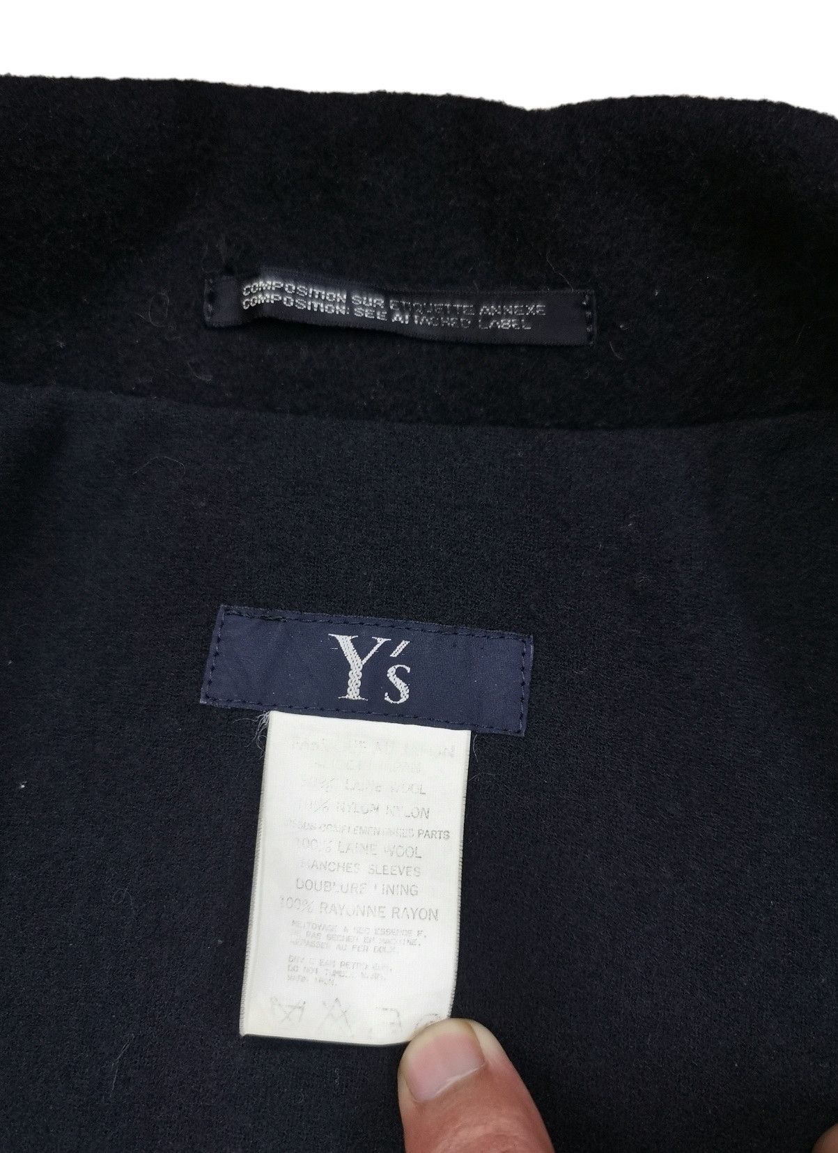 Yohji Yamamoto Yohji Yamamoto Wool Trench Coat Jacket Size L / US 10 / IT 46 - 14 Thumbnail