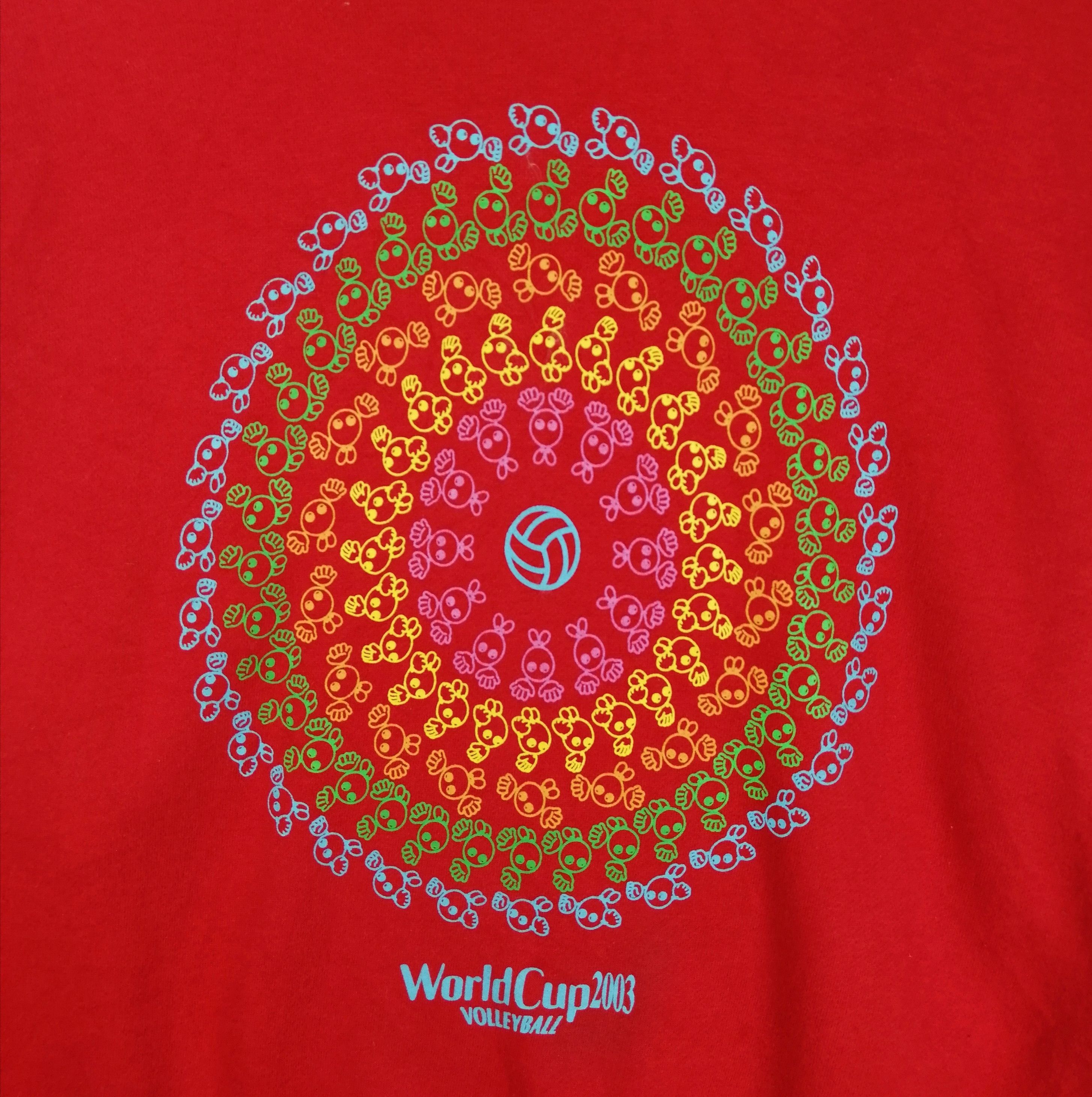 Vintage Vintage!! World Cup 2003 Volleyball Big Logo Size US M / EU 48-50 / 2 - 3 Thumbnail