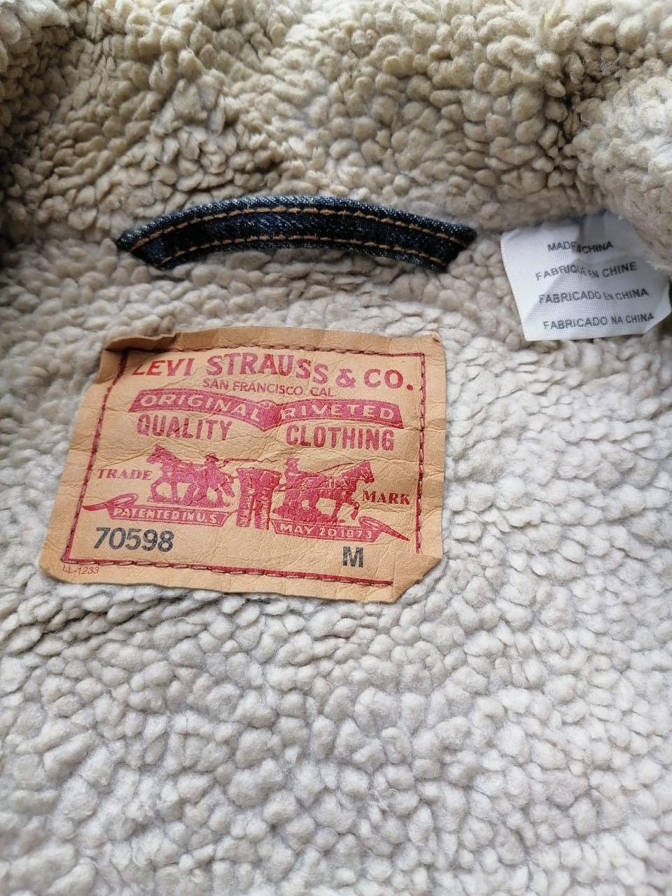 Levi's Levi's Strauss 70598 Denim Jacket Size US M / EU 48-50 / 2 - 3 Thumbnail