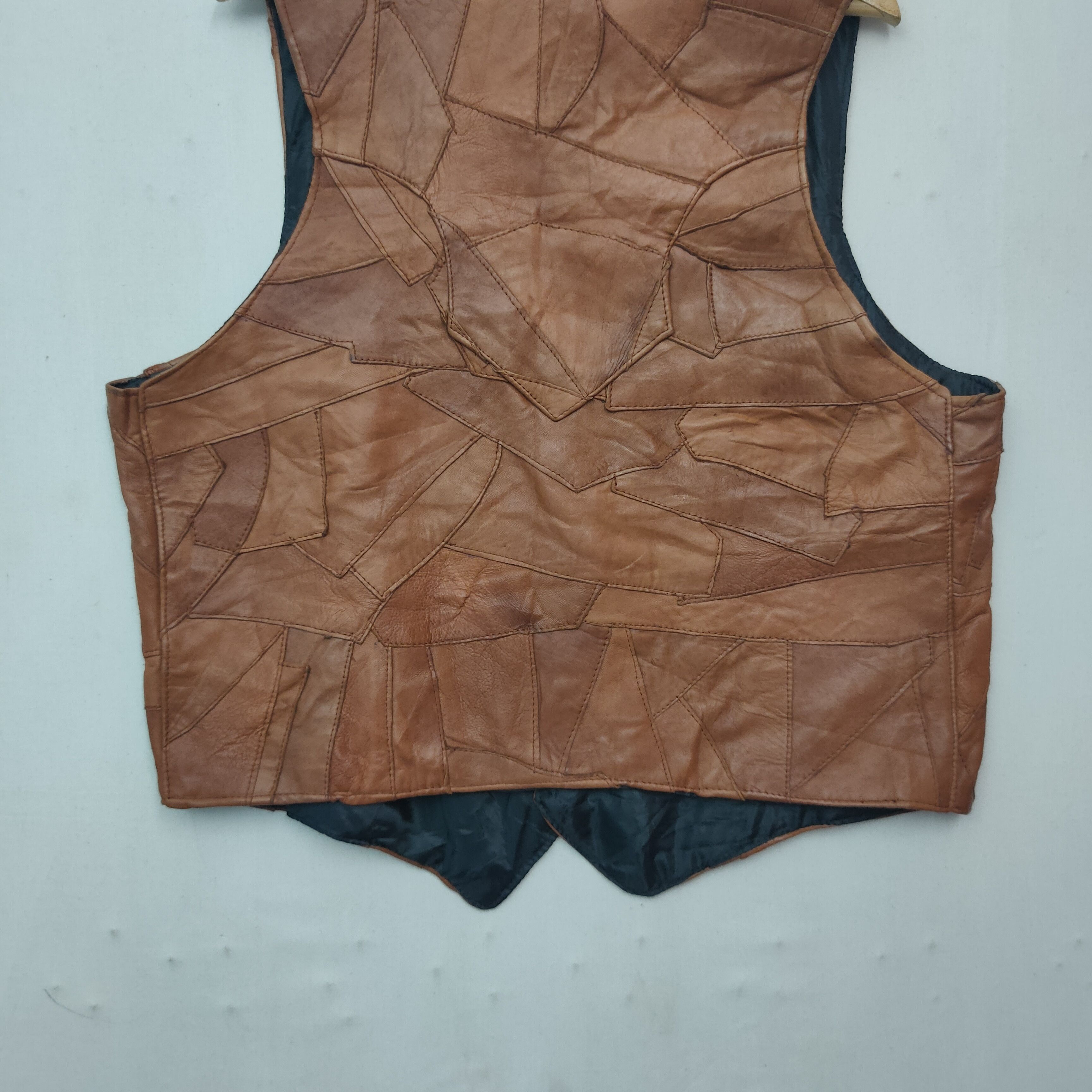 Vintage Vintage‼️ GENUINE LEATHER APPAREL Made in Mexico Vest Size US L / EU 52-54 / 3 - 7 Thumbnail