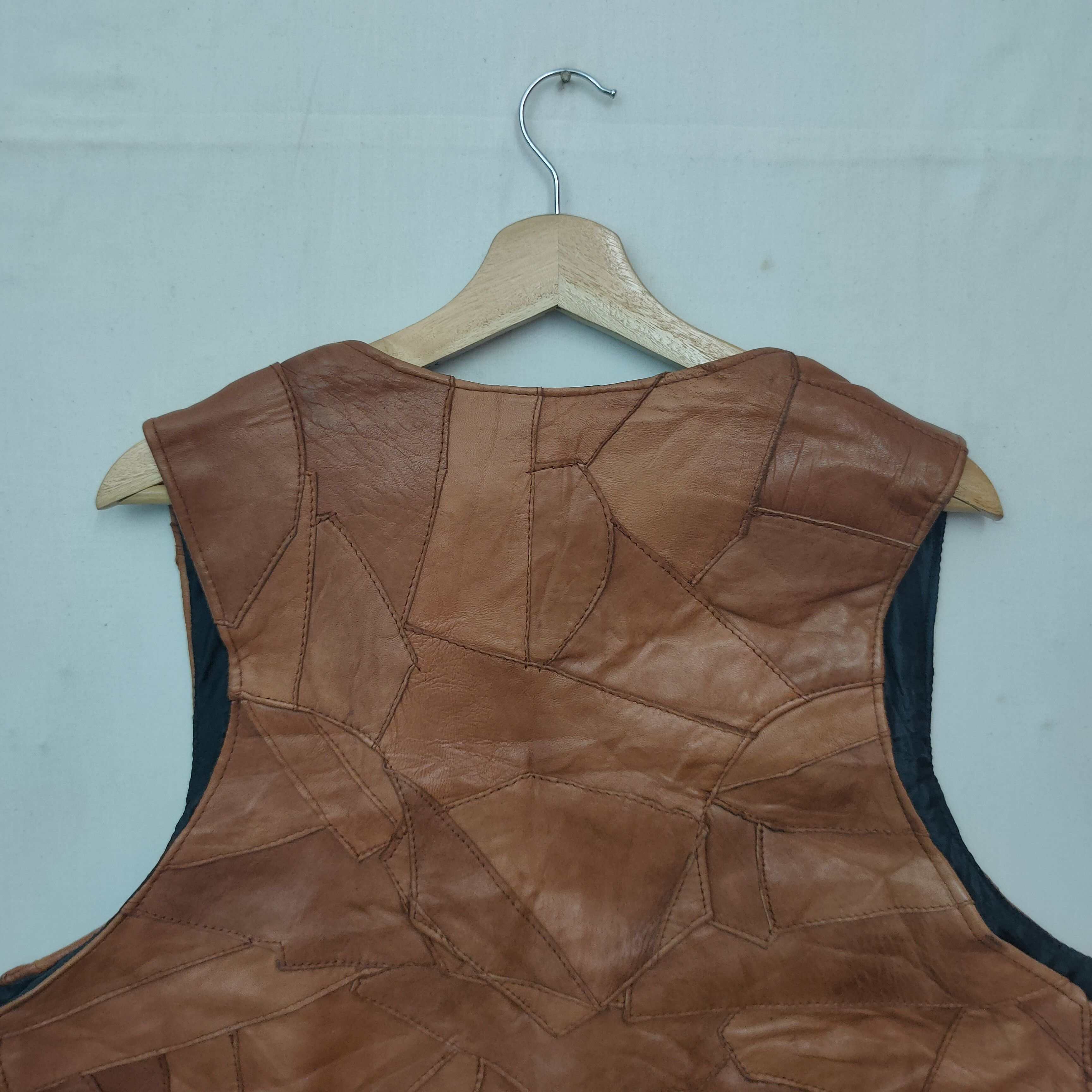 Vintage Vintage‼️ GENUINE LEATHER APPAREL Made in Mexico Vest Size US L / EU 52-54 / 3 - 8 Thumbnail