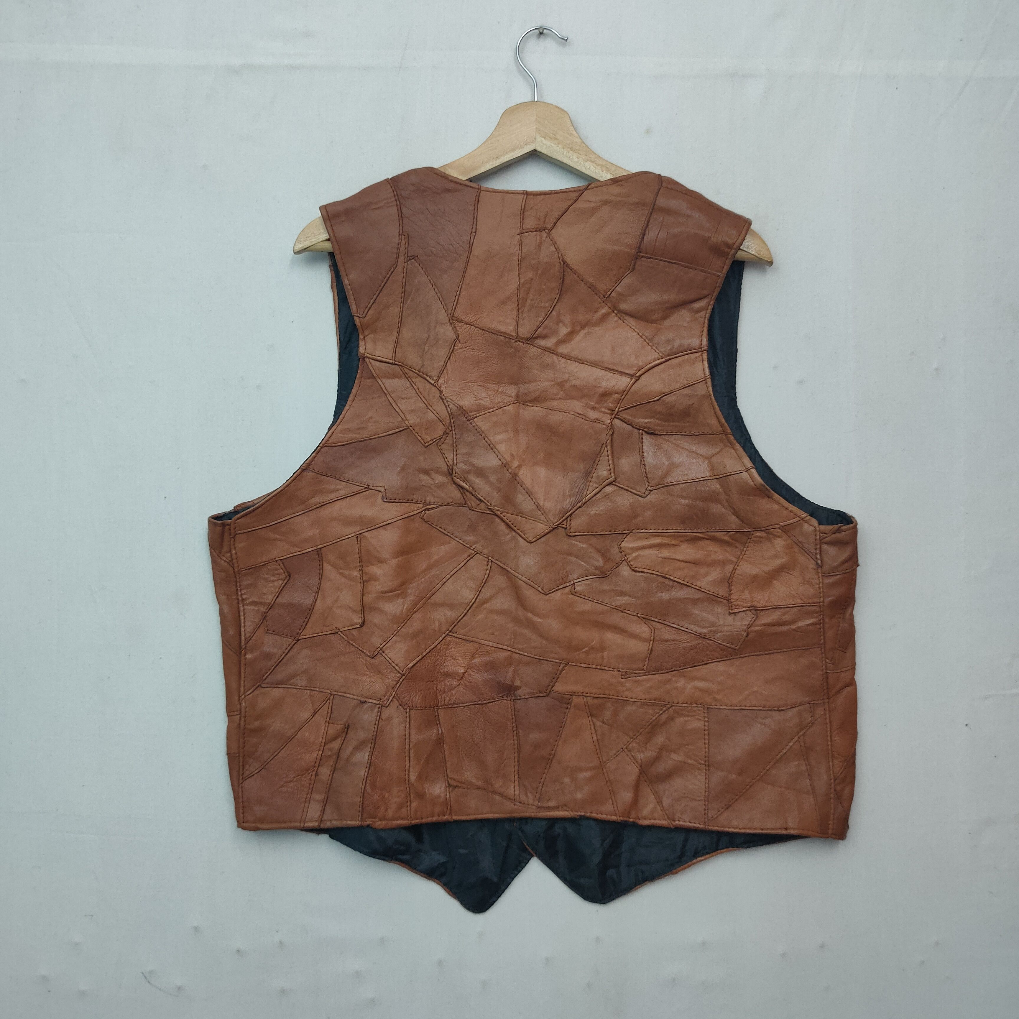 Vintage Vintage‼️ GENUINE LEATHER APPAREL Made in Mexico Vest Size US L / EU 52-54 / 3 - 9 Thumbnail