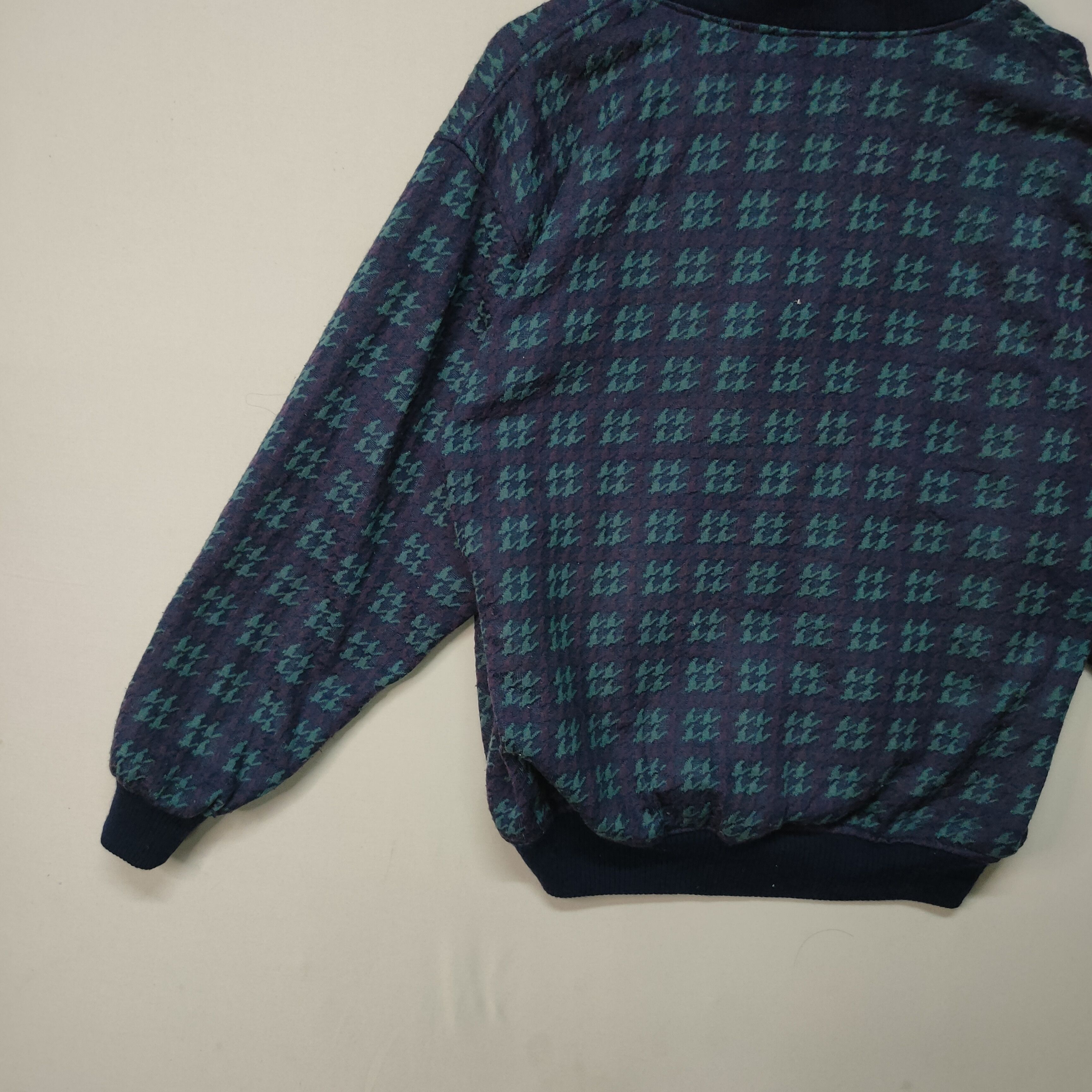 Japanese Brand VINTAGE CRUDE HEART CHECKRED CARDIGAN KNITWEAR Size US XL / EU 56 / 4 - 10 Thumbnail