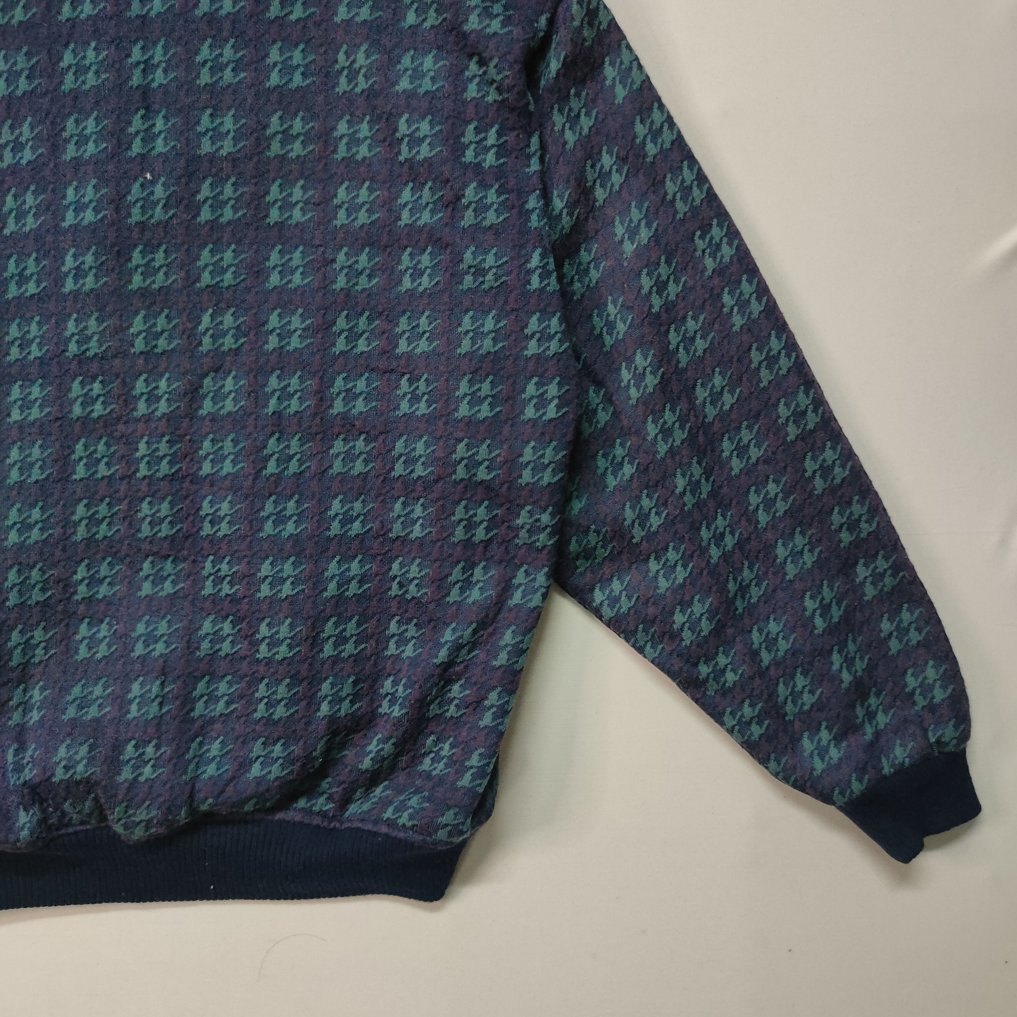 Japanese Brand VINTAGE CRUDE HEART CHECKRED CARDIGAN KNITWEAR Size US XL / EU 56 / 4 - 9 Thumbnail
