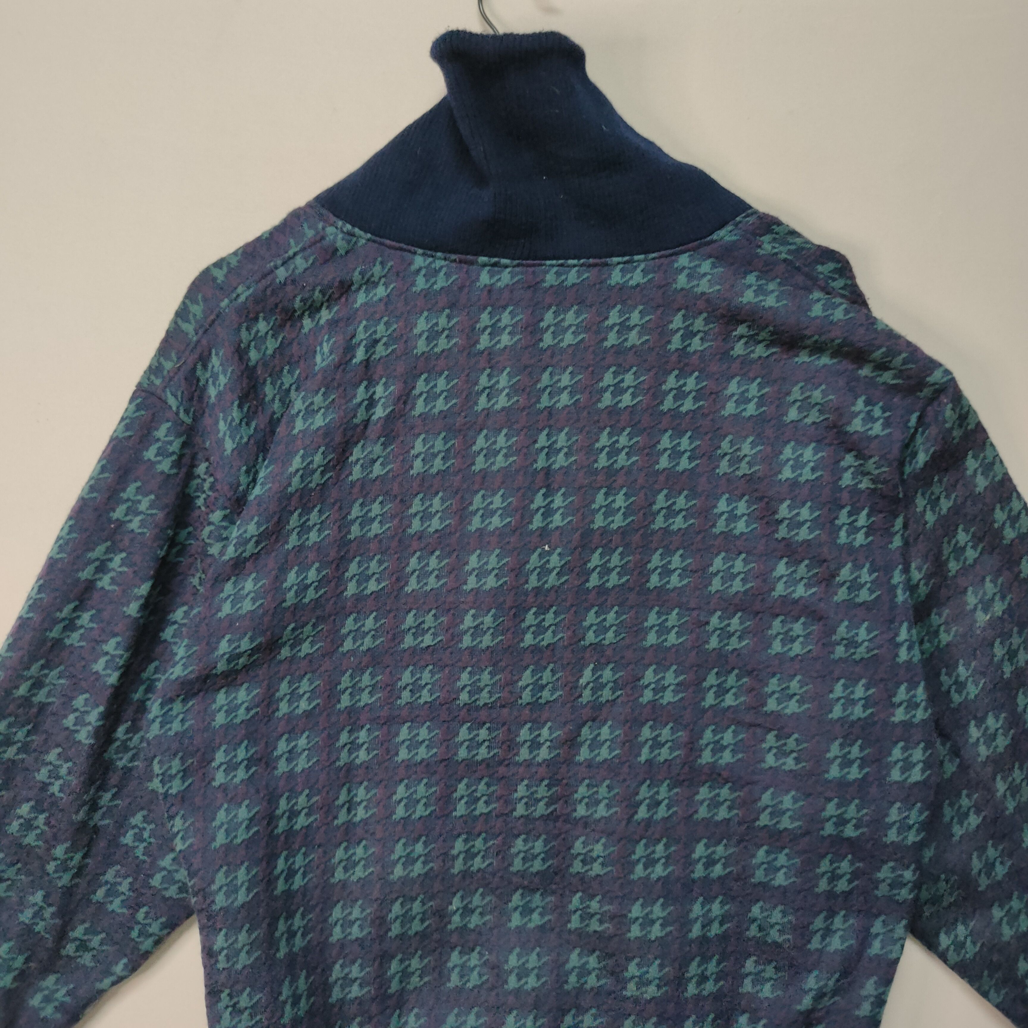 Japanese Brand VINTAGE CRUDE HEART CHECKRED CARDIGAN KNITWEAR Size US XL / EU 56 / 4 - 8 Thumbnail
