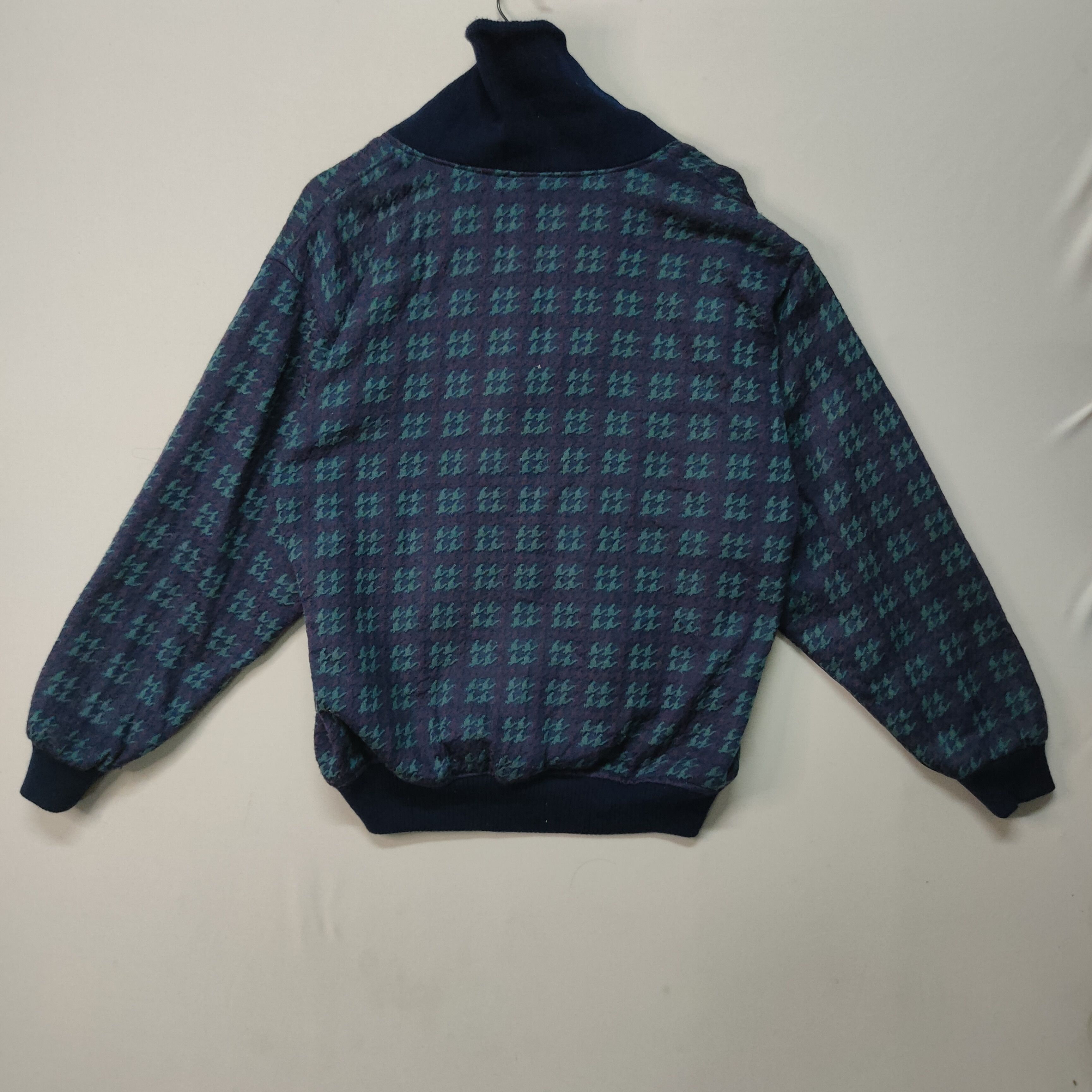 Japanese Brand VINTAGE CRUDE HEART CHECKRED CARDIGAN KNITWEAR Size US XL / EU 56 / 4 - 5 Thumbnail