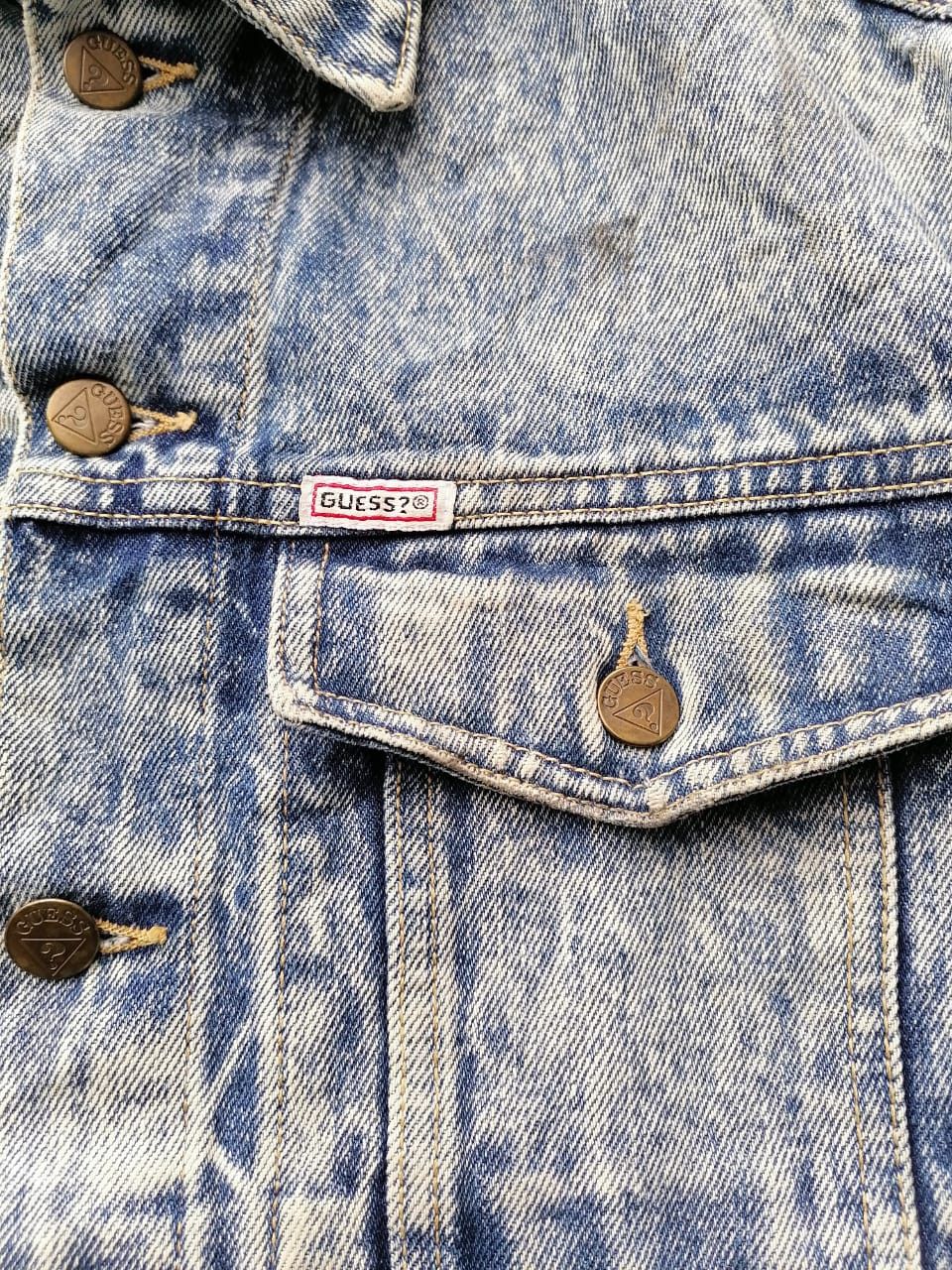 Guess Guess Distressed Denim Jacket Size US L / EU 52-54 / 3 - 2 Thumbnail