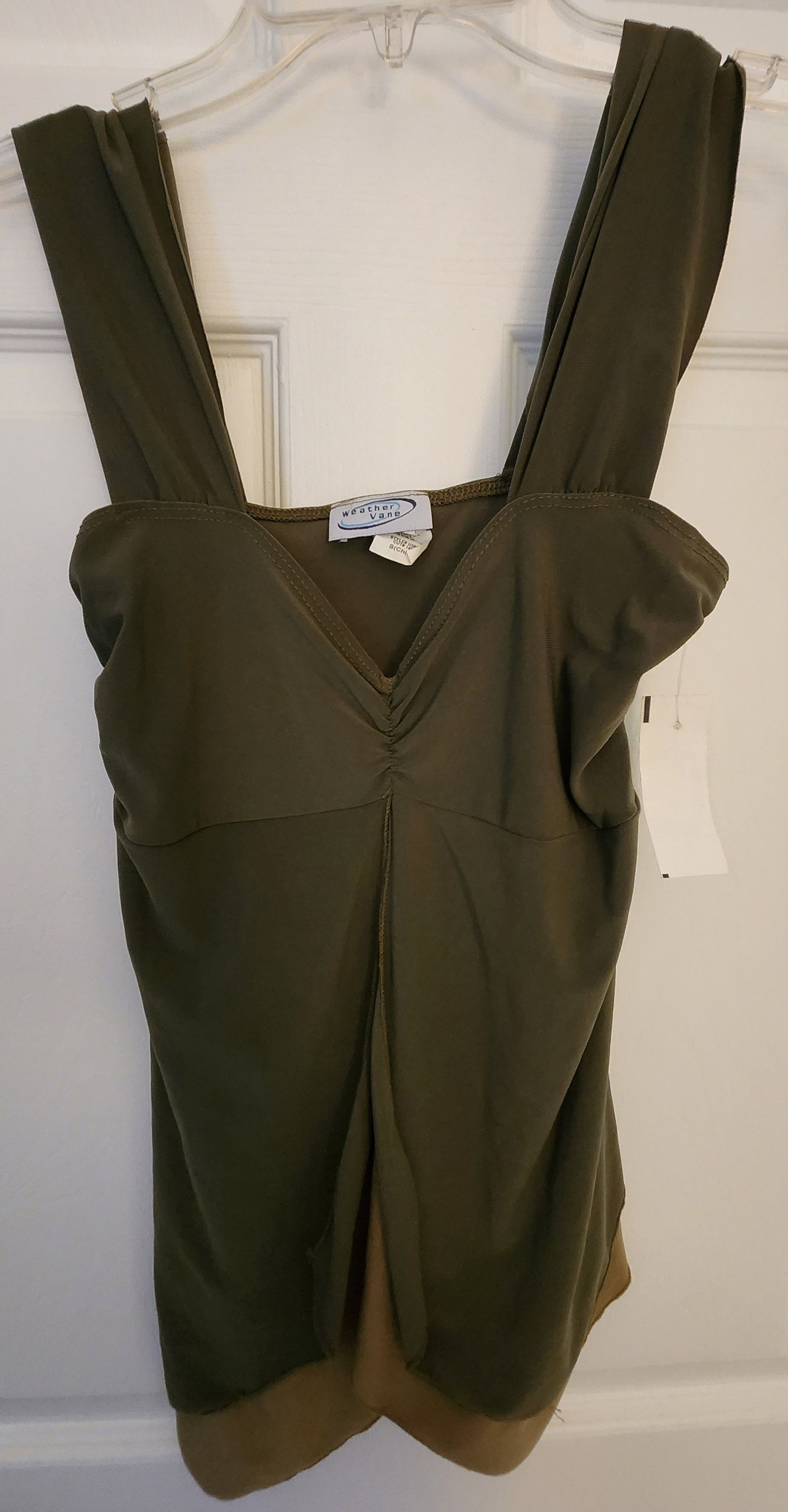 Other NWT Weather Vane Green Tank Top Blouse Small Size S / US 4 / IT 40 - 1 Thumbnail