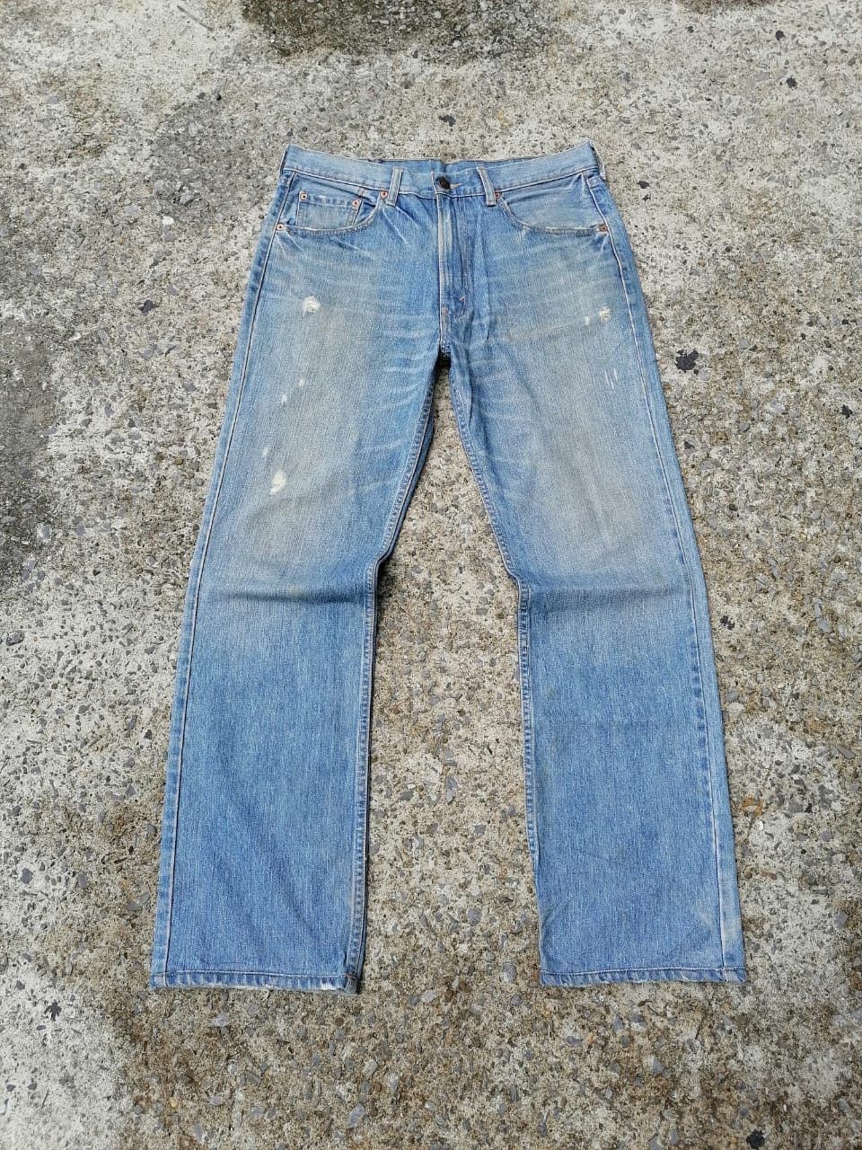 Levi's × Levi's Vintage Clothing Levi's Strauss 524 Distressed Denim Jeans Size US 34 / EU 50 - 1 Thumbnail