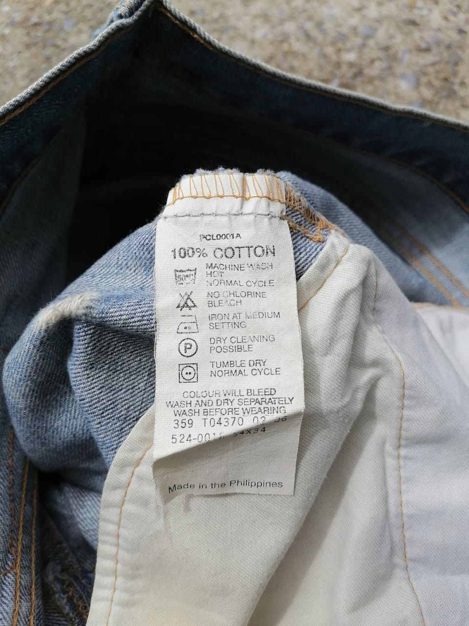 Levi's × Levi's Vintage Clothing Levi's Strauss 524 Distressed Denim Jeans Size US 34 / EU 50 - 3 Thumbnail