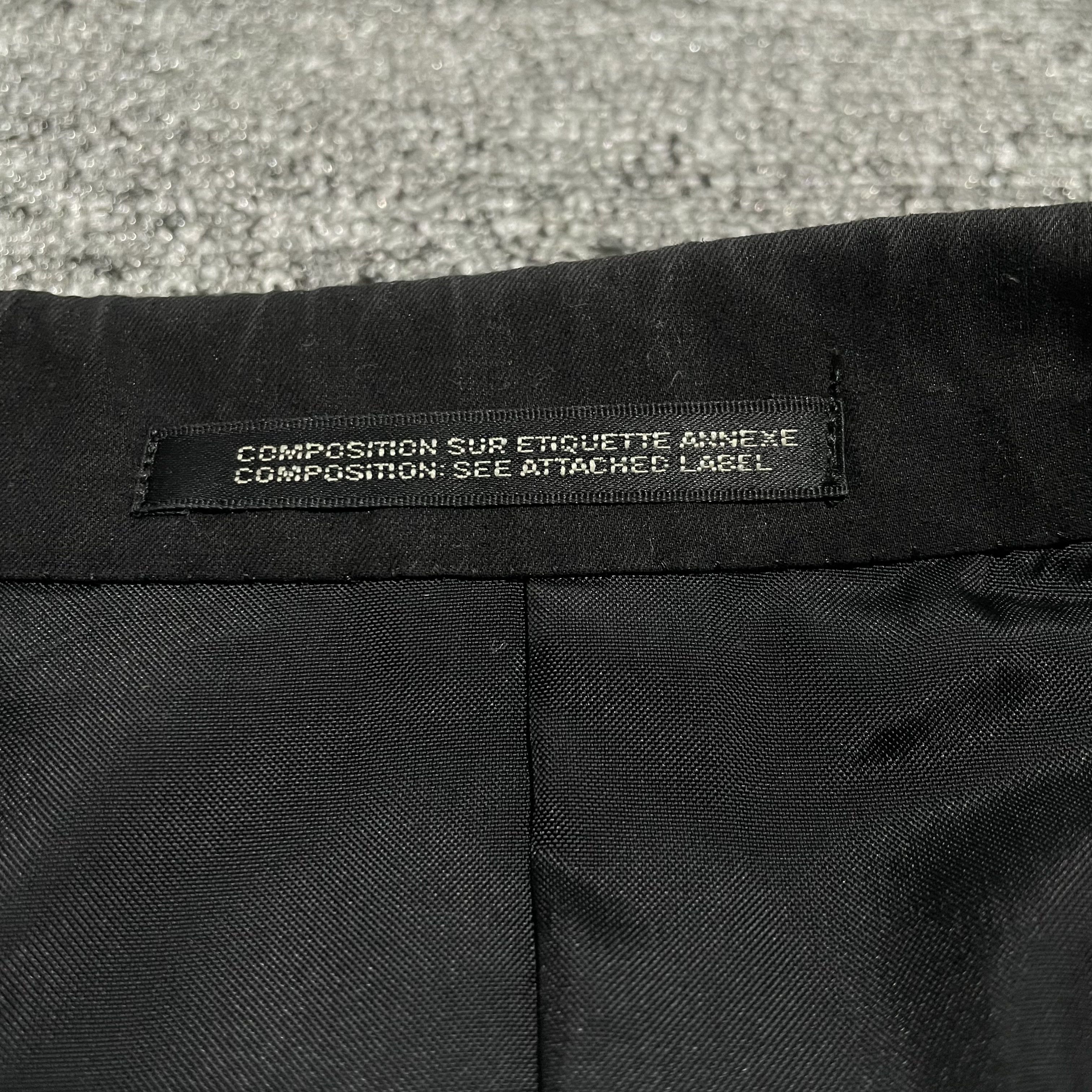 Yohji Yamamoto Yohji Yamamoto SS2009 Thick Silk Embroidered Scissor Jacket Size US XL / EU 56 / 4 - 5 Thumbnail