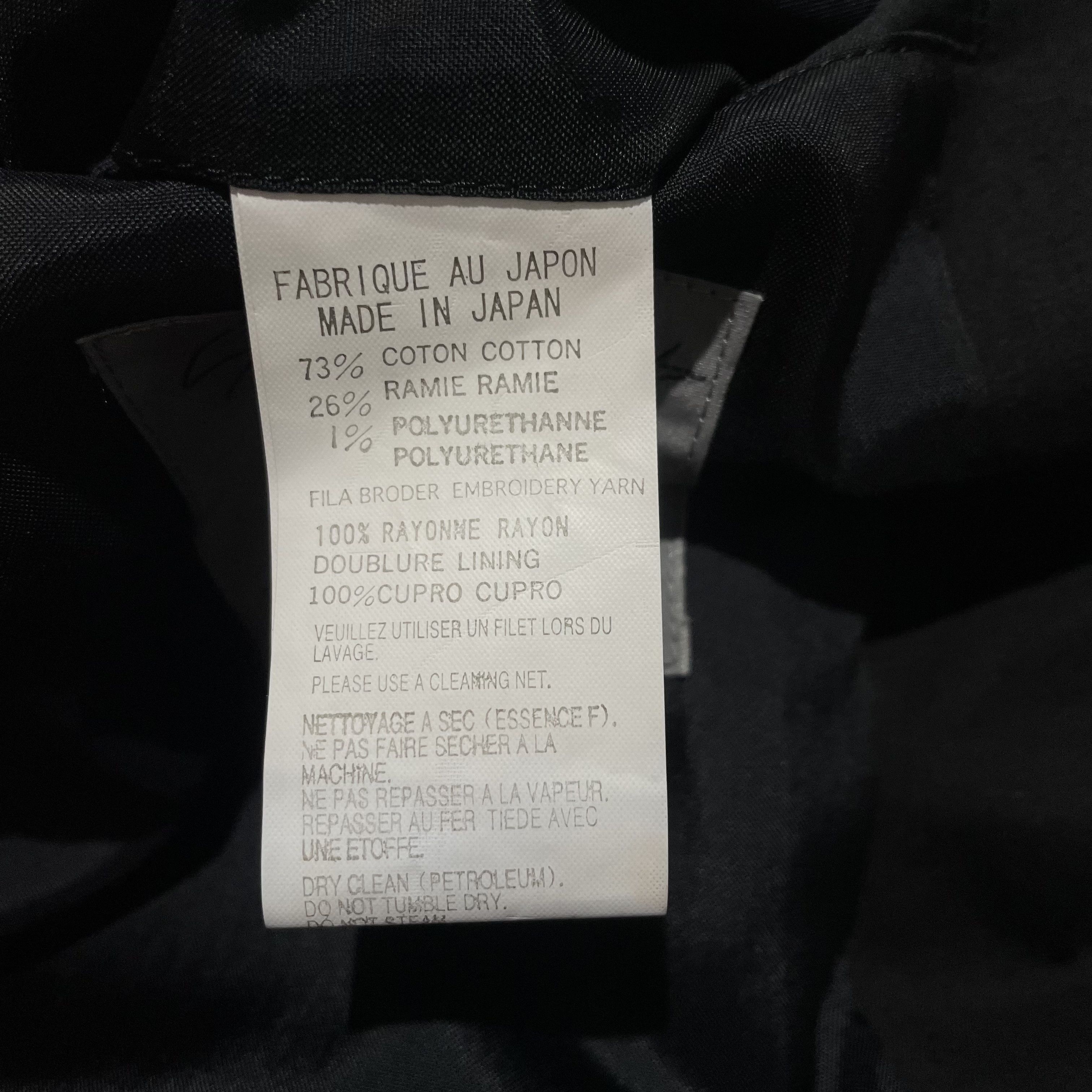 Yohji Yamamoto Yohji Yamamoto SS2009 Thick Silk Embroidered Scissor Jacket Size US XL / EU 56 / 4 - 7 Thumbnail