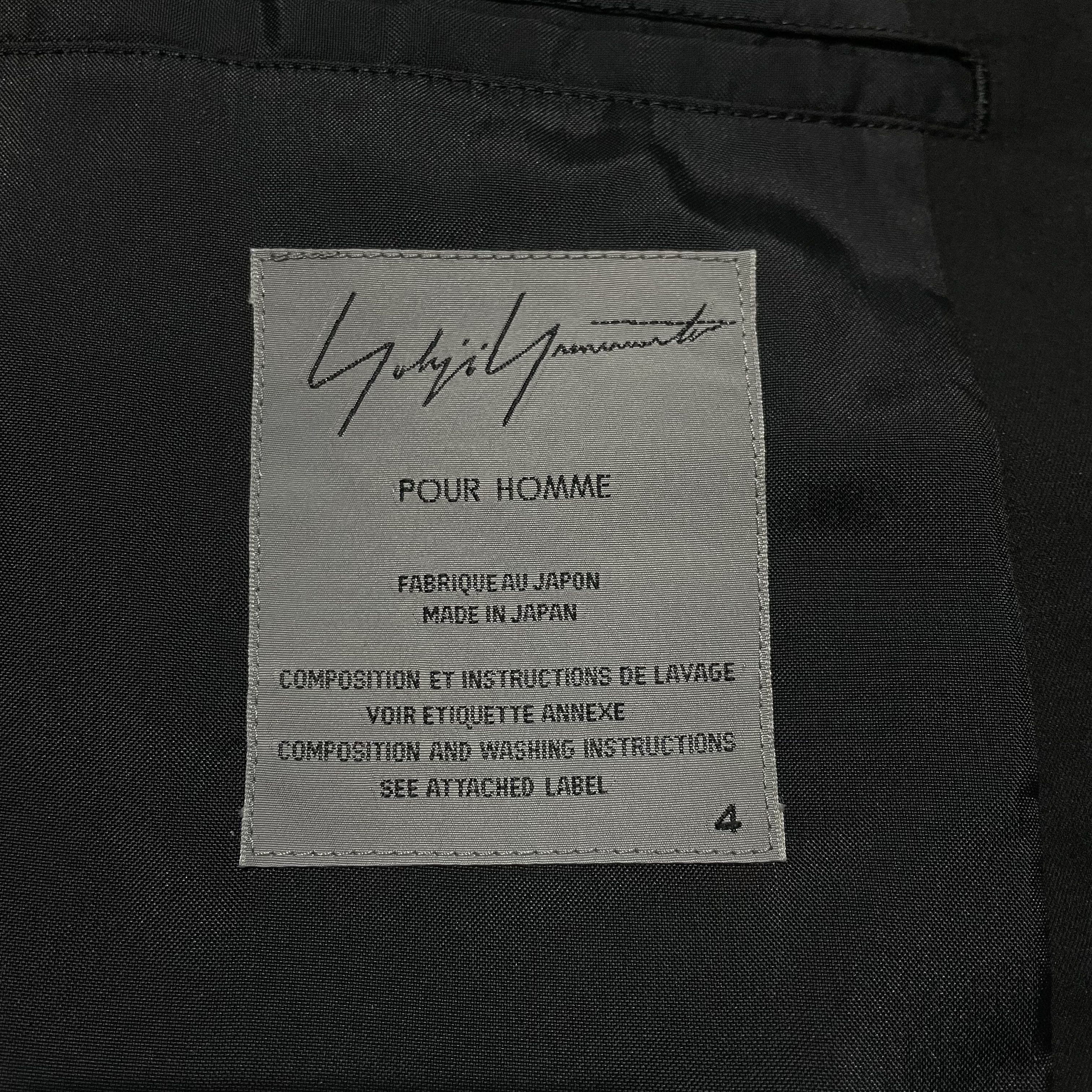 Yohji Yamamoto Yohji Yamamoto SS2009 Thick Silk Embroidered Scissor Jacket Size US XL / EU 56 / 4 - 6 Thumbnail