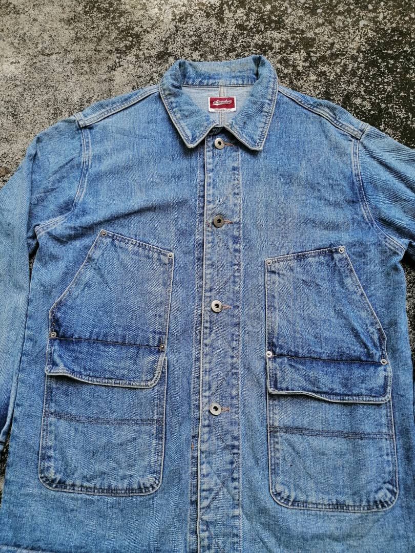Designer Edisonstore Denim Jacket Size US L / EU 52-54 / 3 - 1 Thumbnail