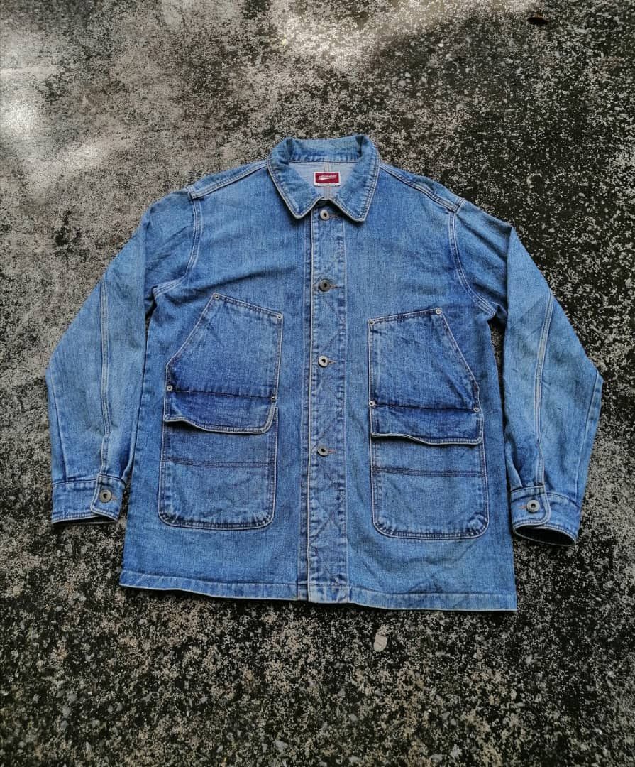 Designer Edisonstore Denim Jacket Size US L / EU 52-54 / 3 - 3 Thumbnail