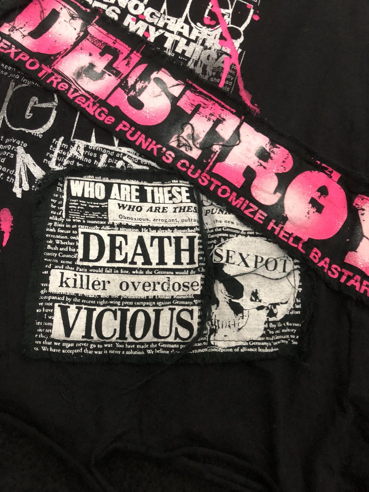 Japanese Brand Sex Pot Revenge Seditionaries Style Distresses Design Shirt Size US S / EU 44-46 / 1 - 9 Thumbnail
