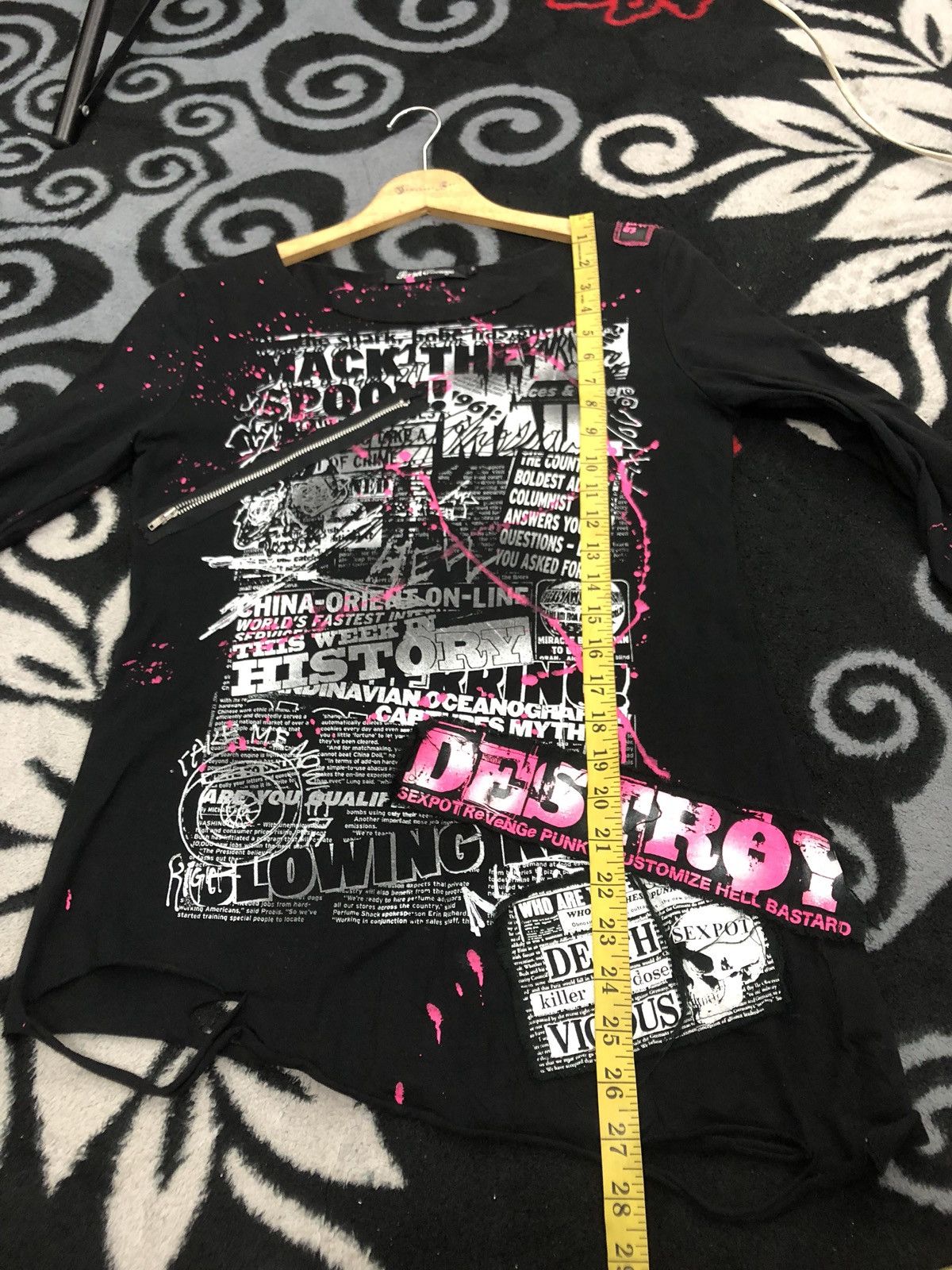 Japanese Brand Sex Pot Revenge Seditionaries Style Distresses Design Shirt Size US S / EU 44-46 / 1 - 11 Thumbnail